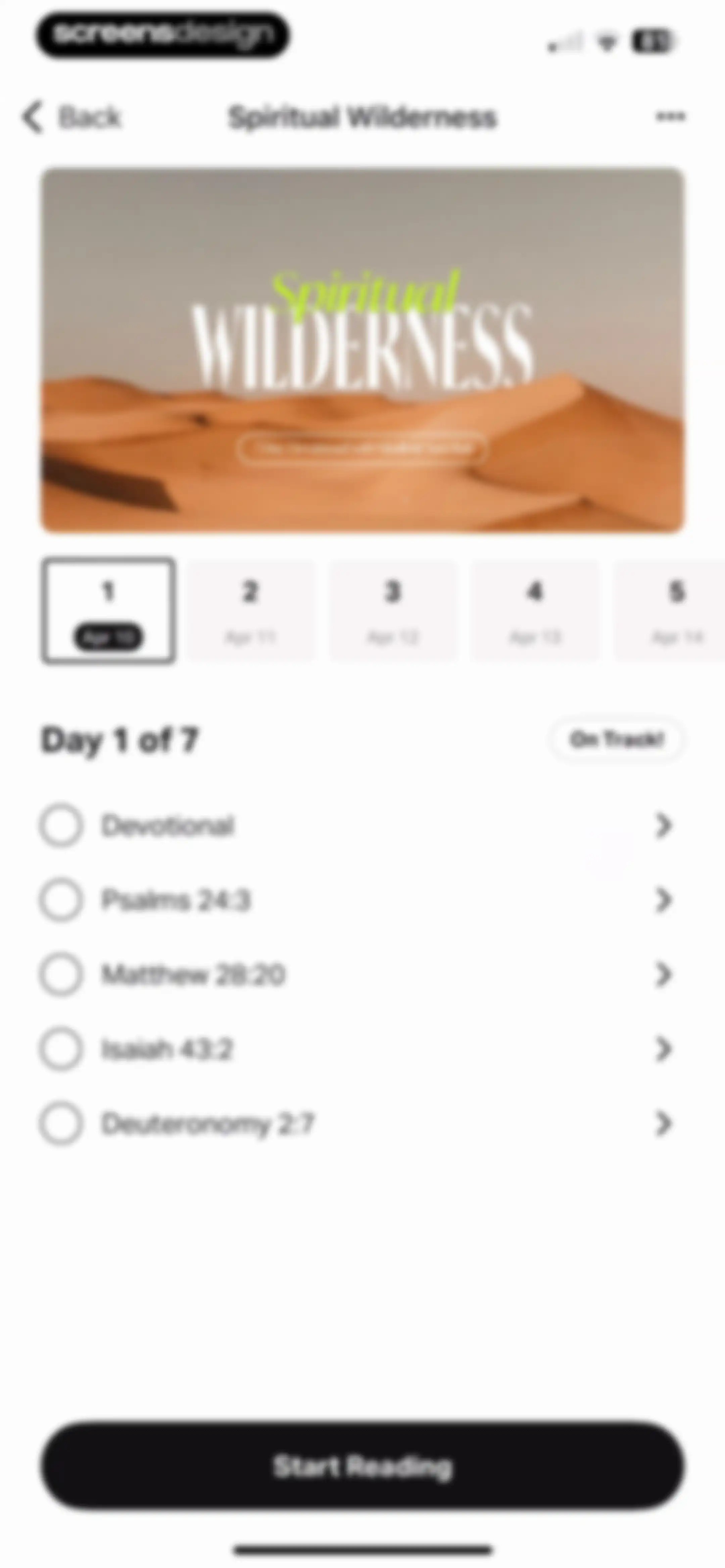 Bible screen 68