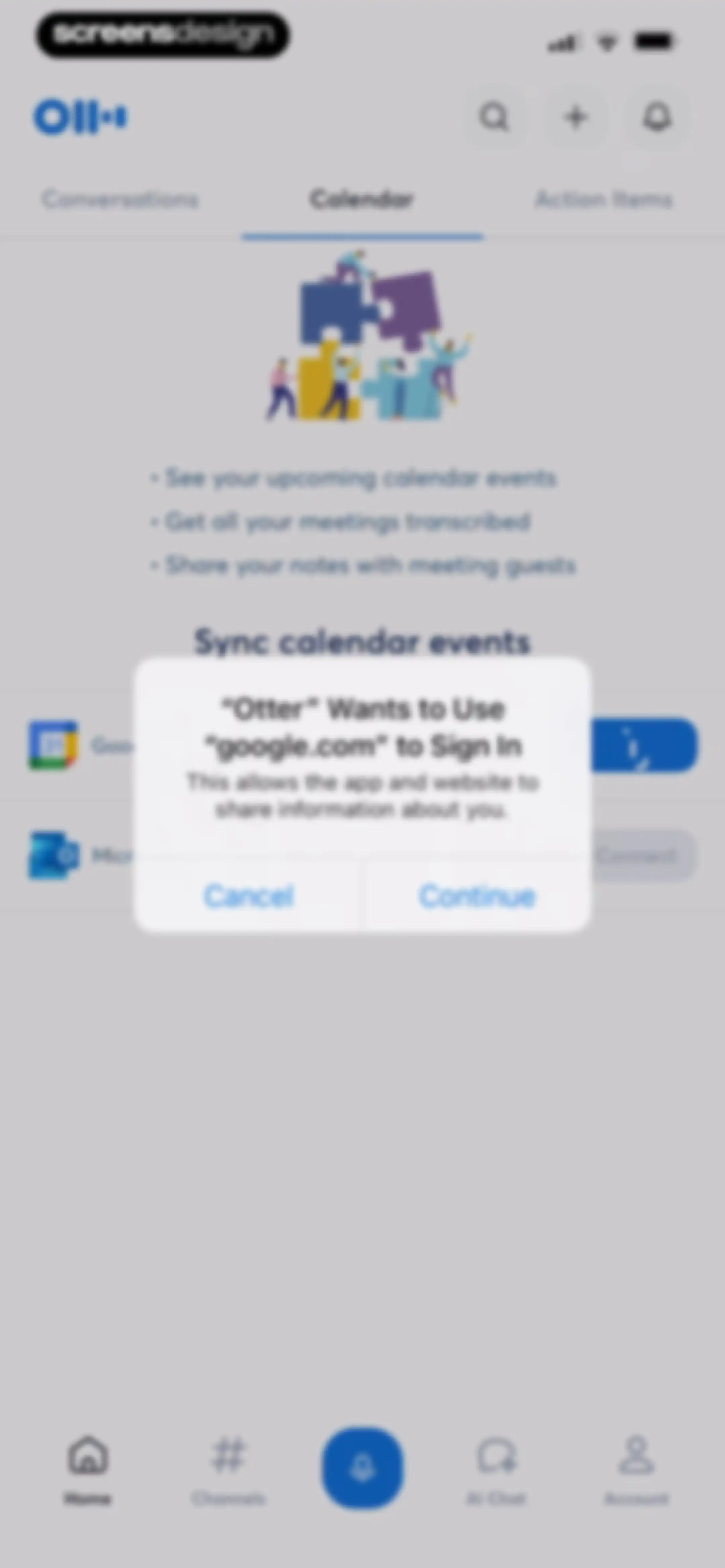Otter Transcribe Voice Notes screen 12