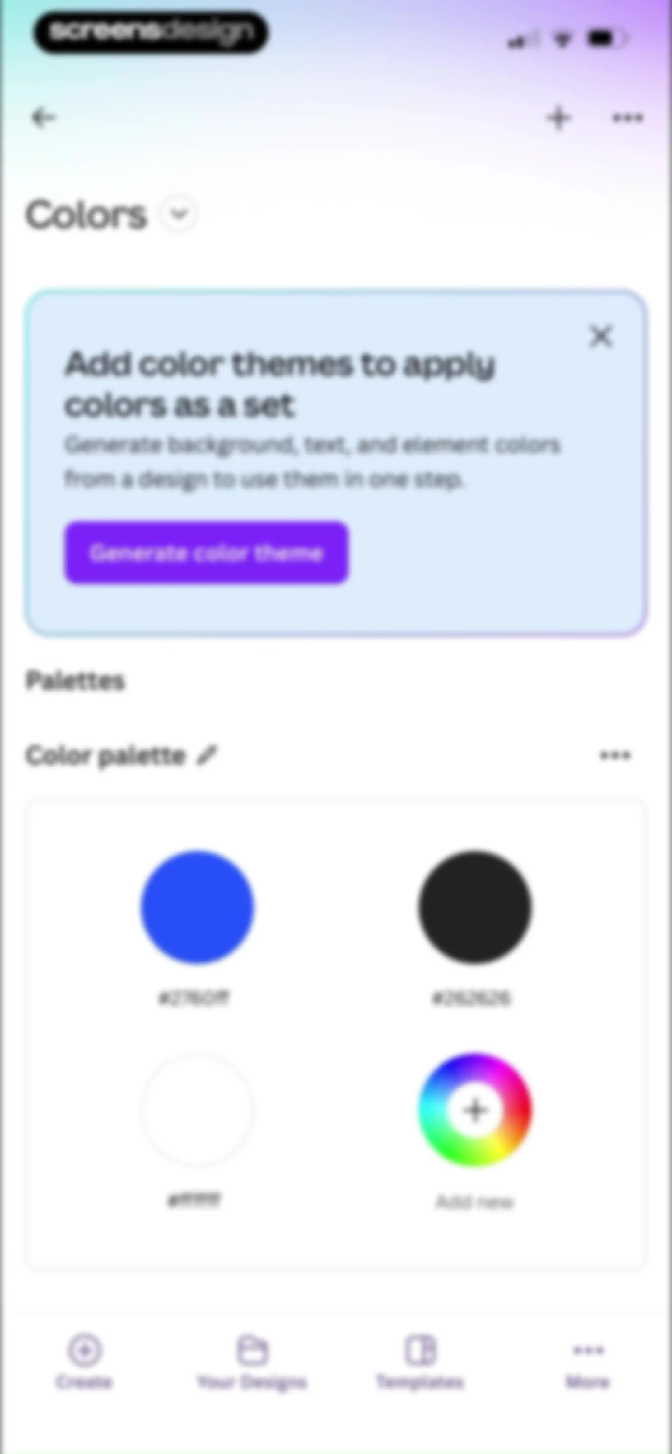 Canva: AI Video & Photo Editor screen 167