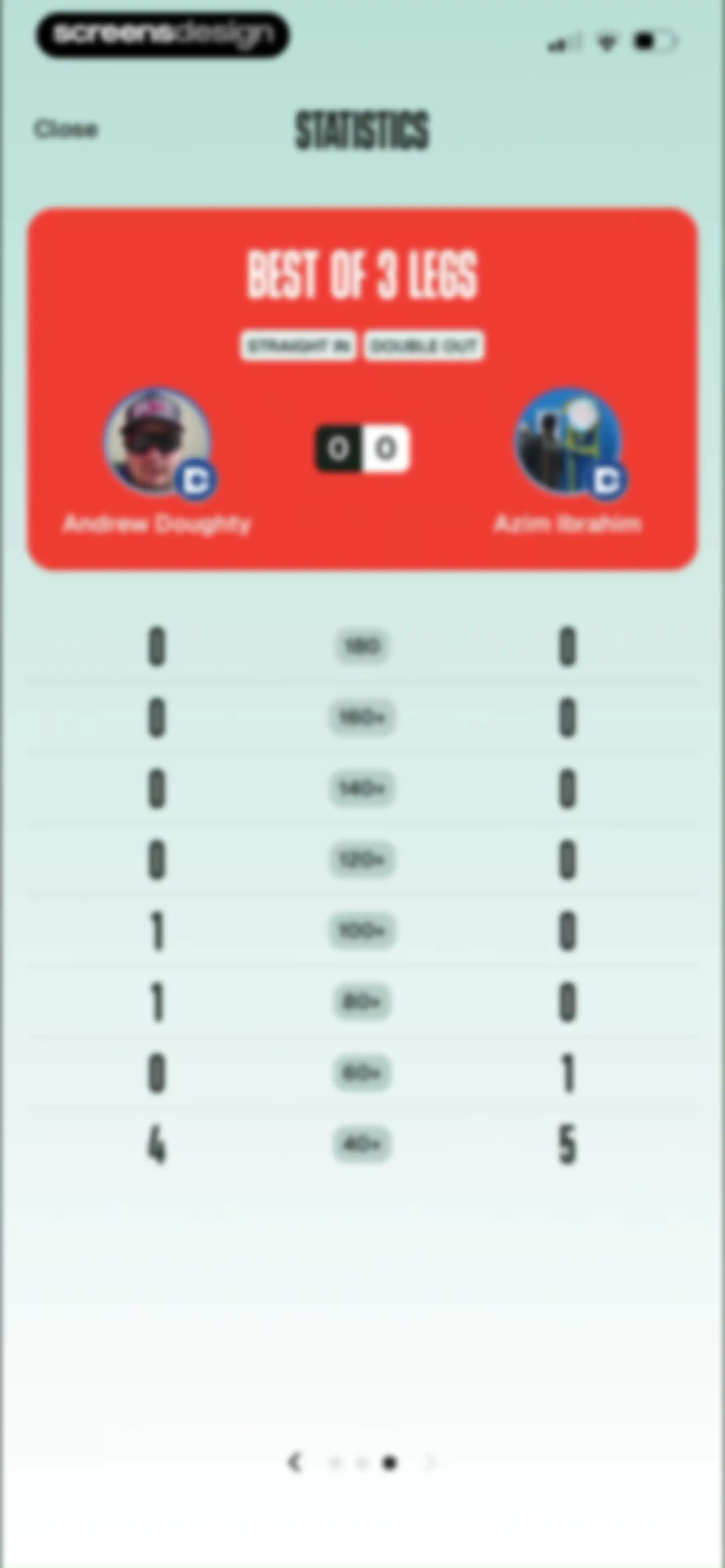 DartCounter screen 88