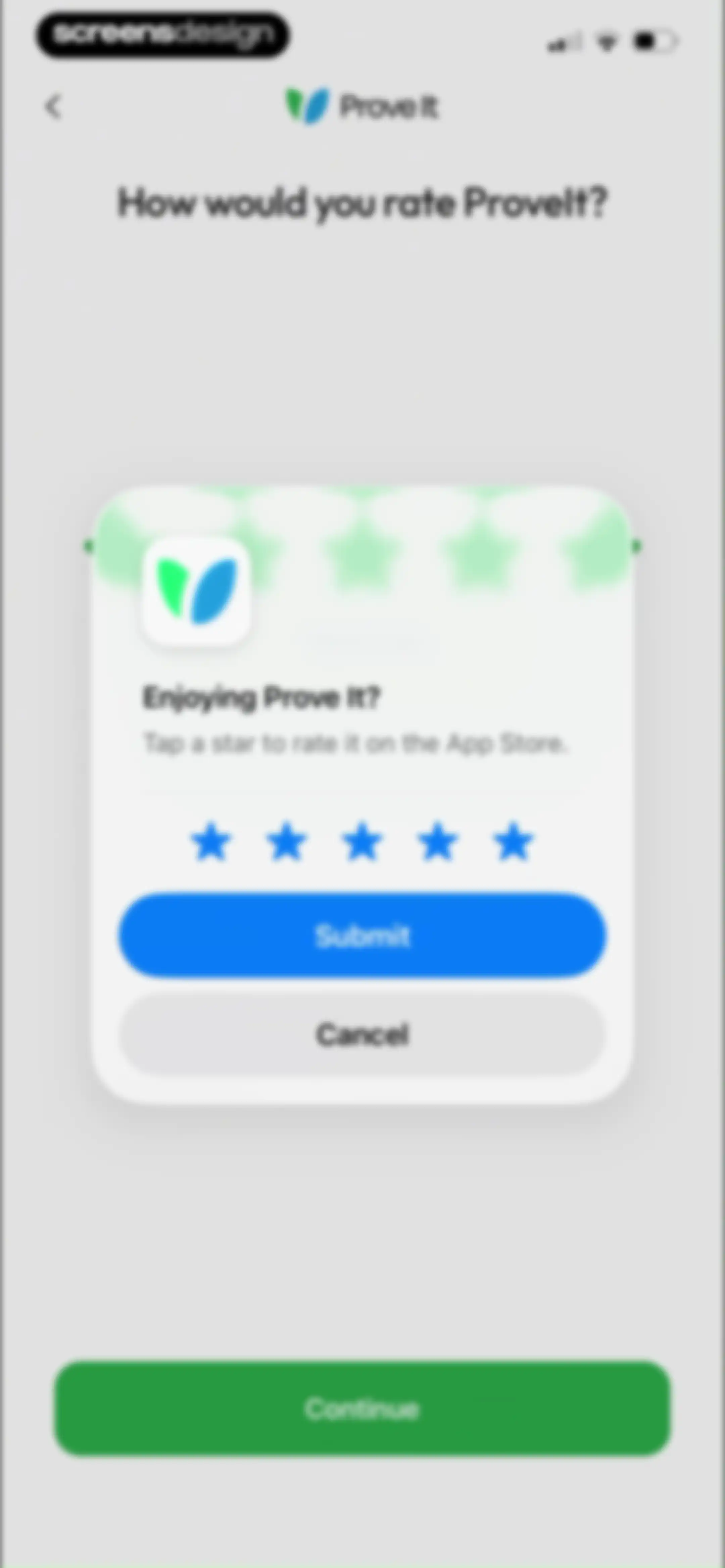 Prove It - Supplement Scanner screen 35