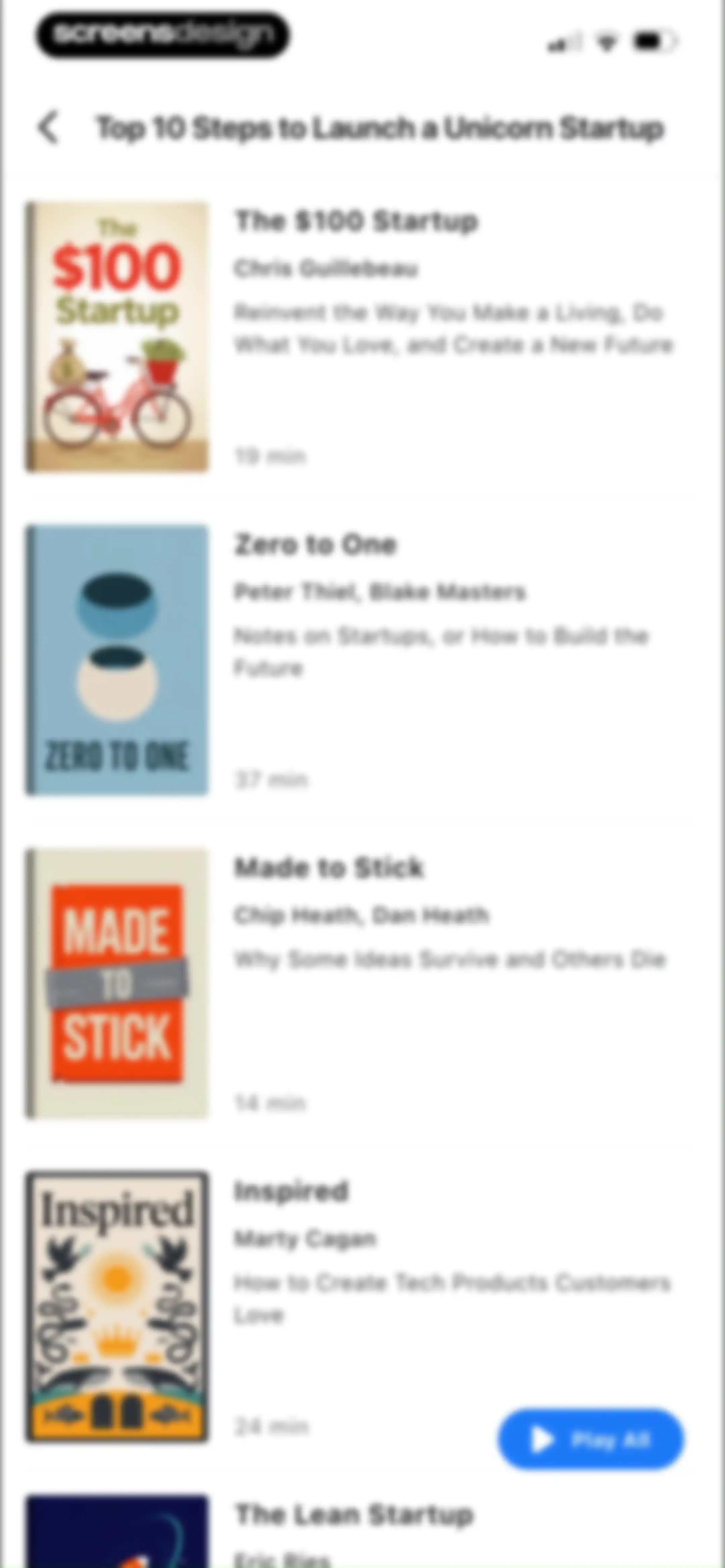 LeapAhead-Daily Book Cast screen 83