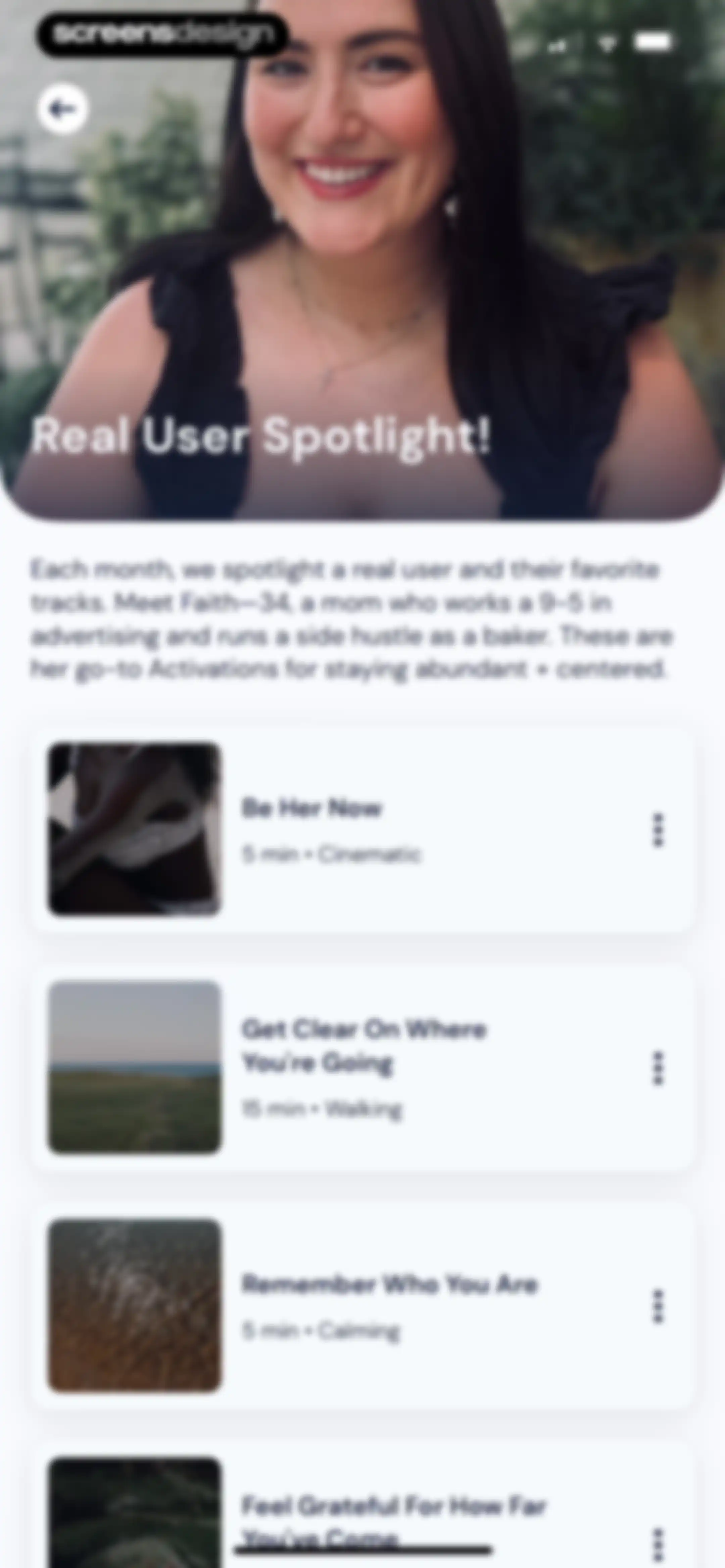 Activations: Daily Motivation screen 45