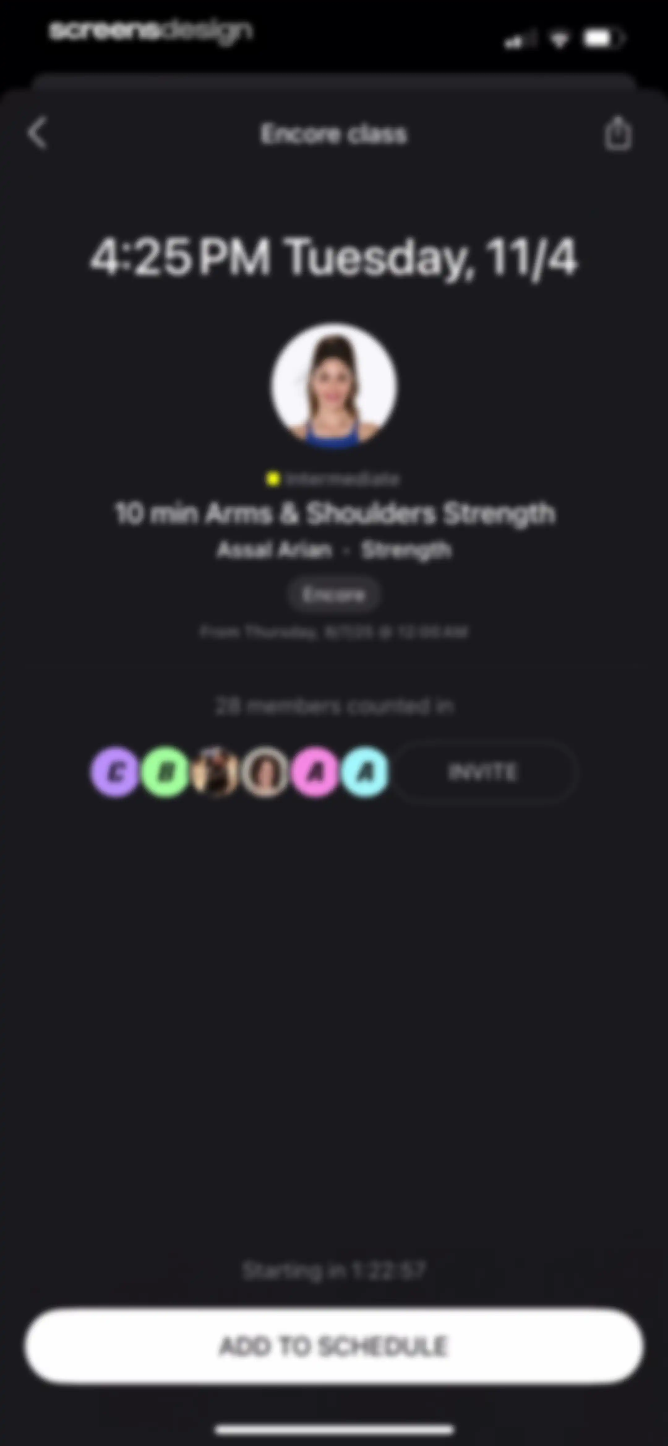 Peloton: Fitness & Workouts screen 112