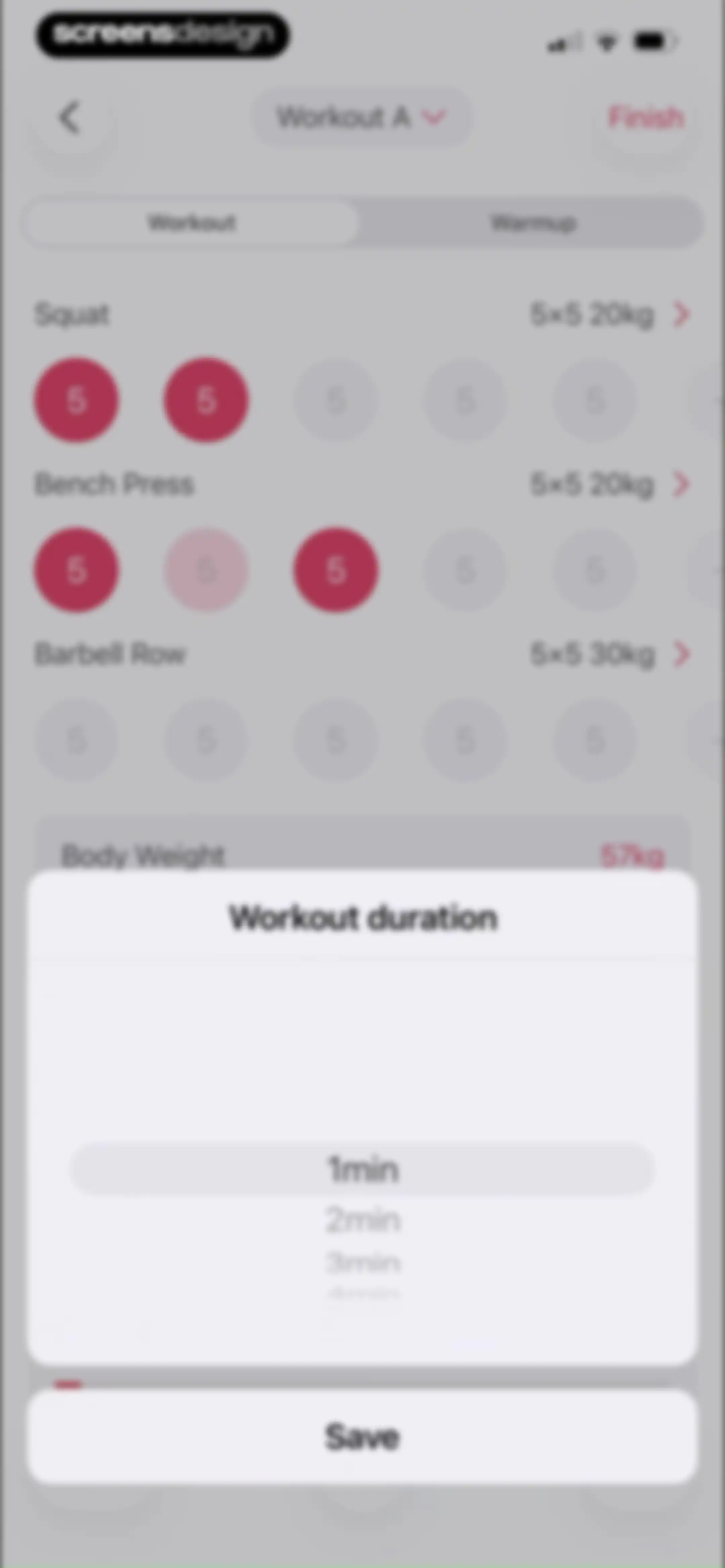 Stronglifts 5x5 Workout Plan screen 43