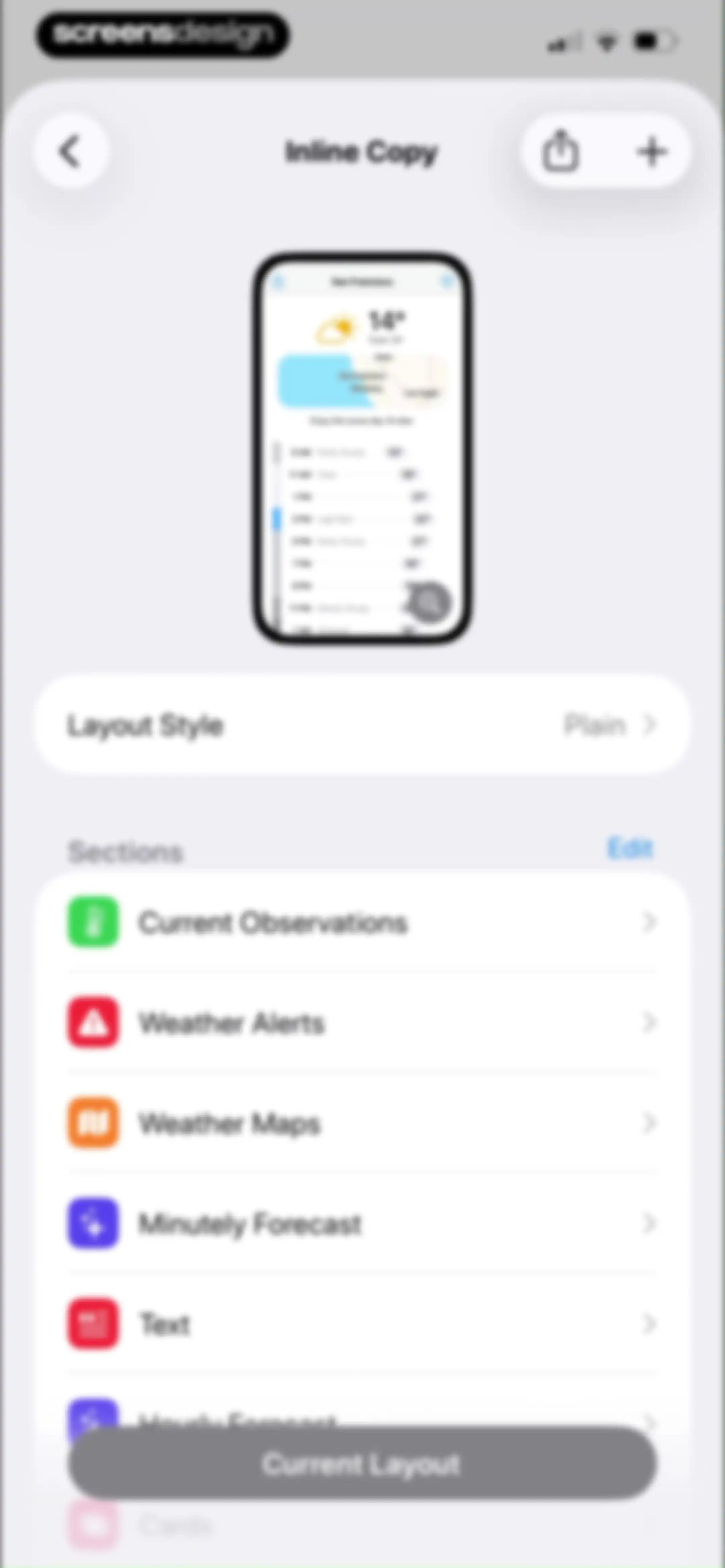 CARROT Weather: Alerts & Radar screen 72