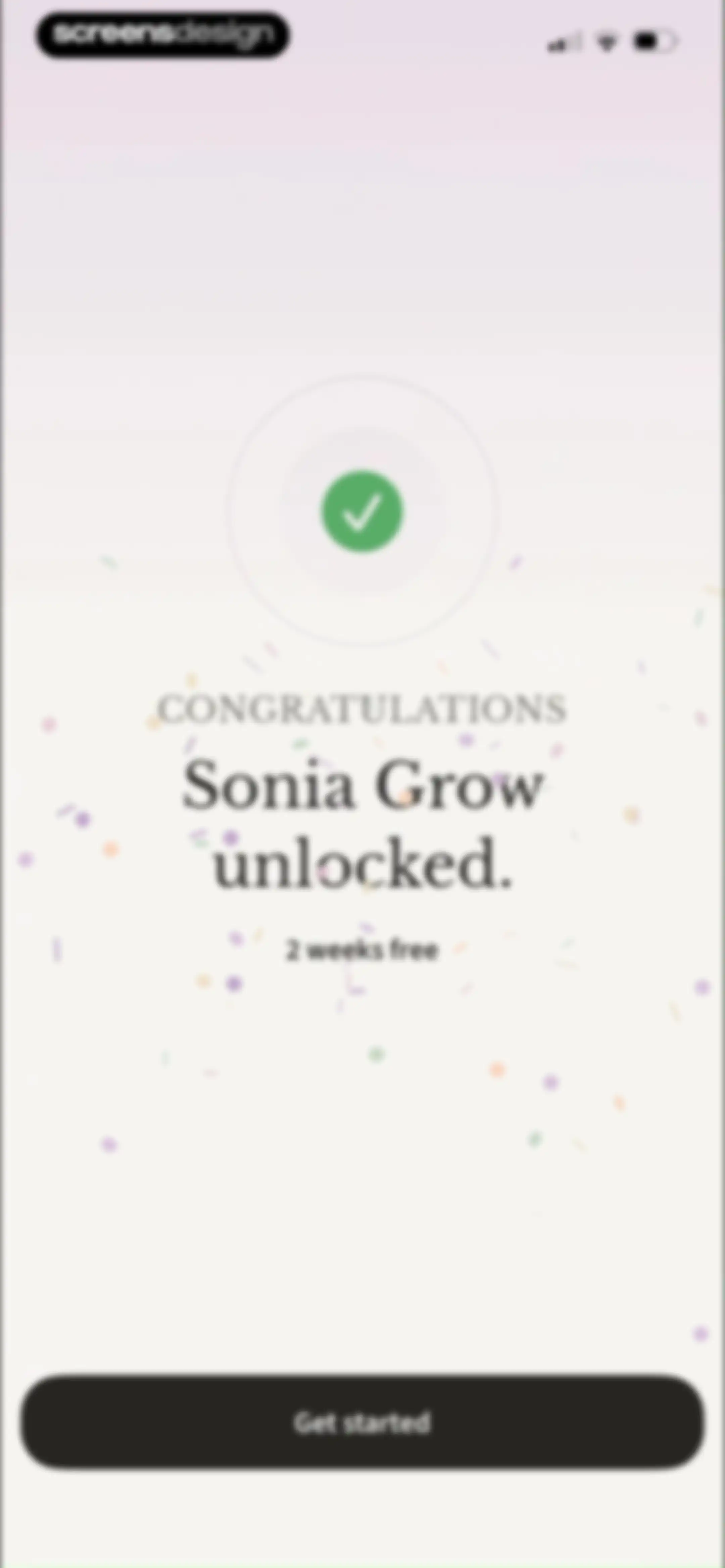 Sonia: AI for Mental Health screen 62
