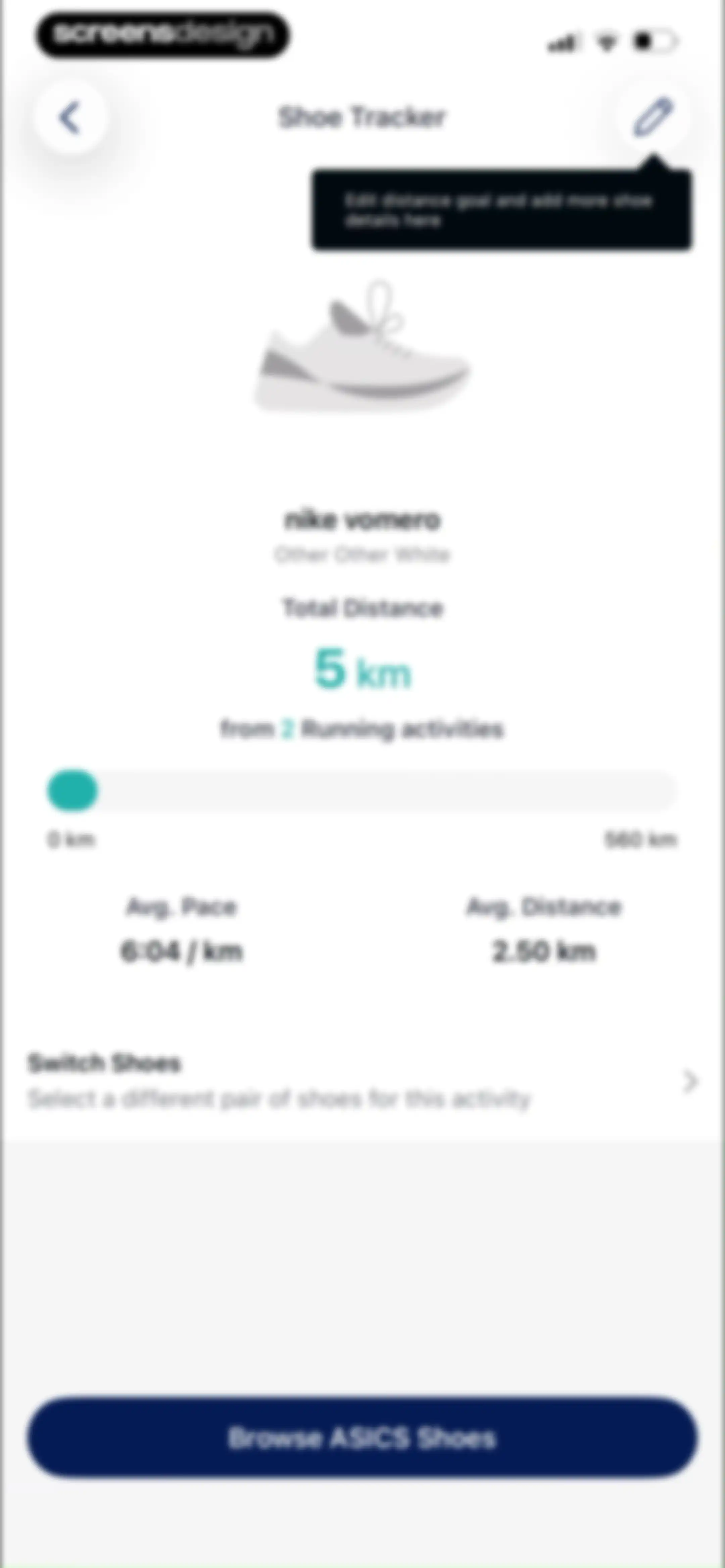 ASICS Runkeeper—Run Tracker screen 98