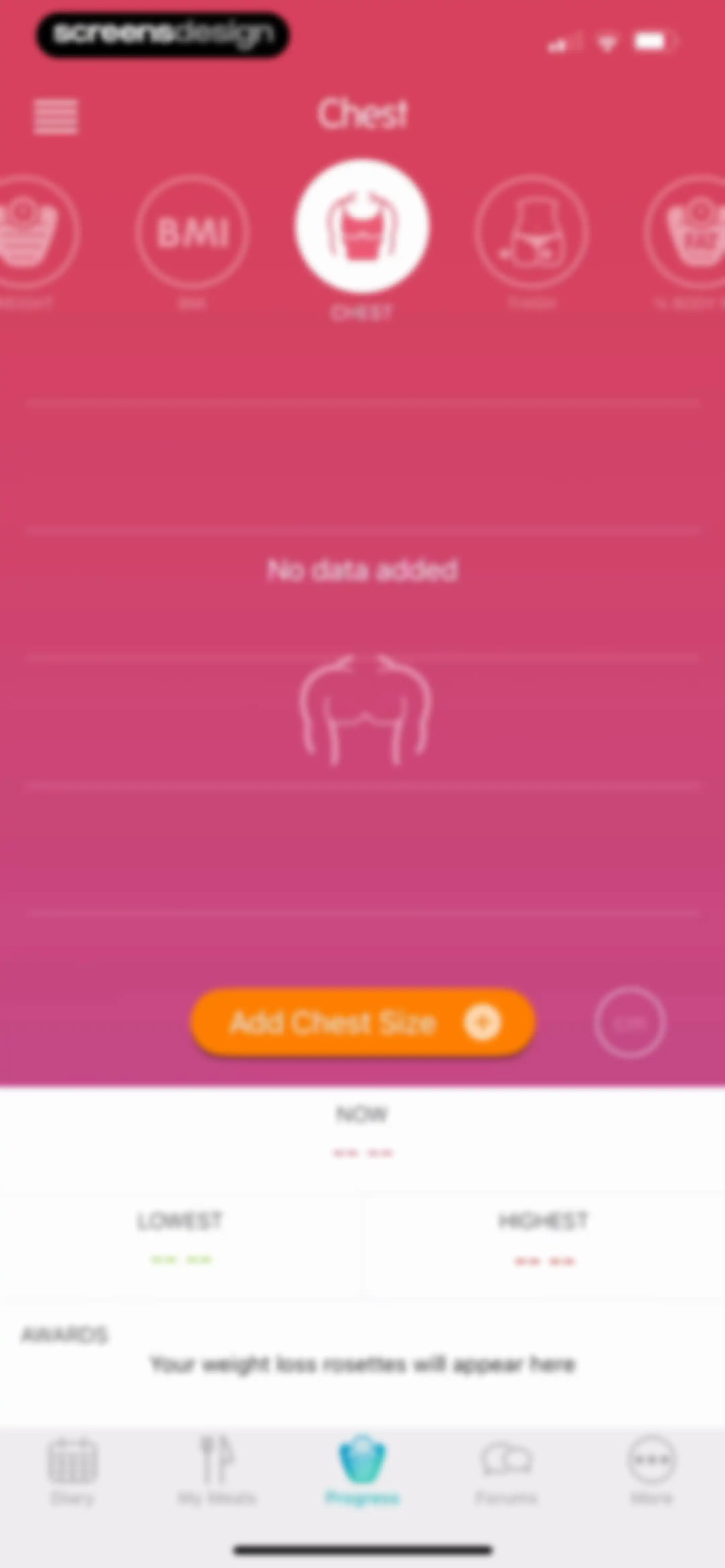 Calorie Counter + screen 127