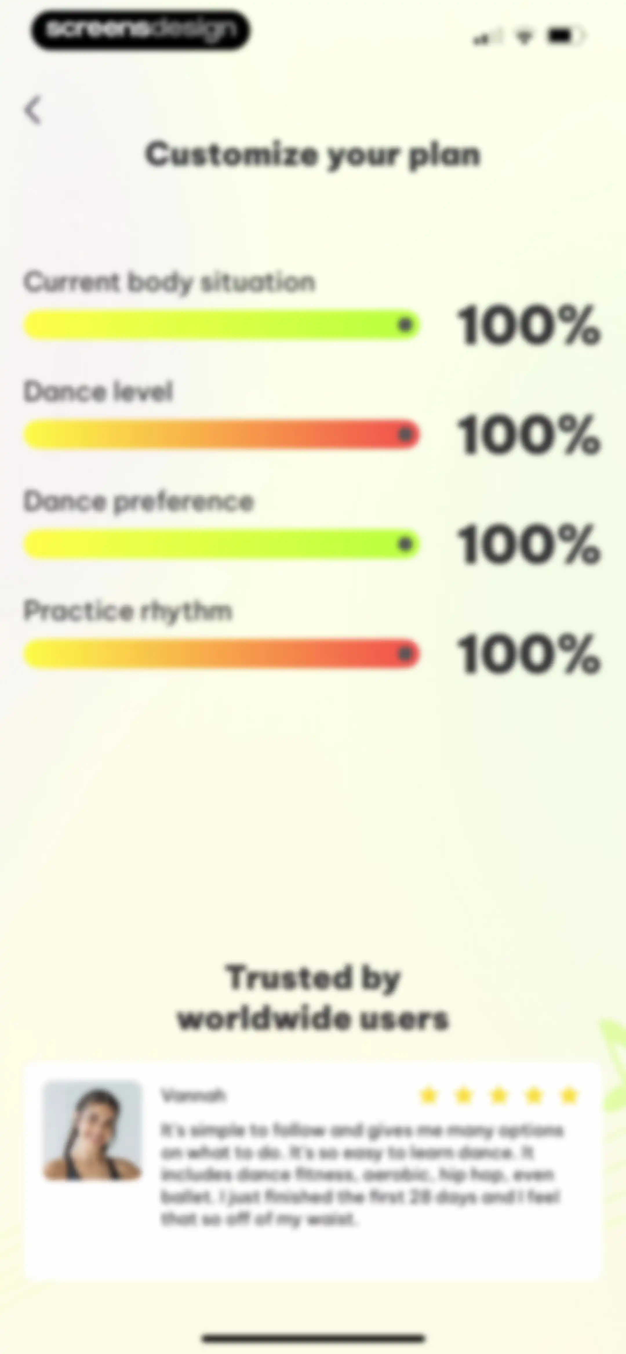 Dancefitme: Fun weight loss screen 37