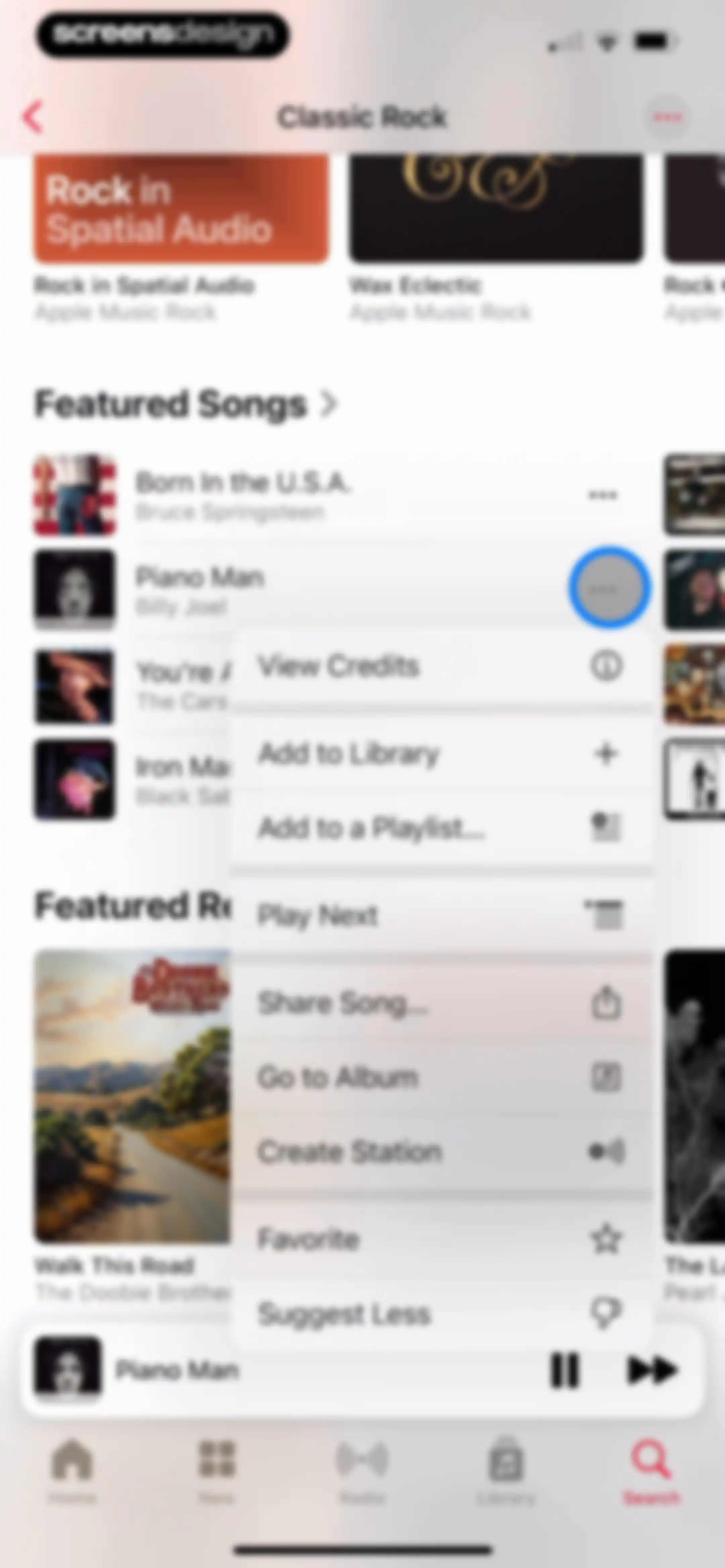 Apple Music screen 138