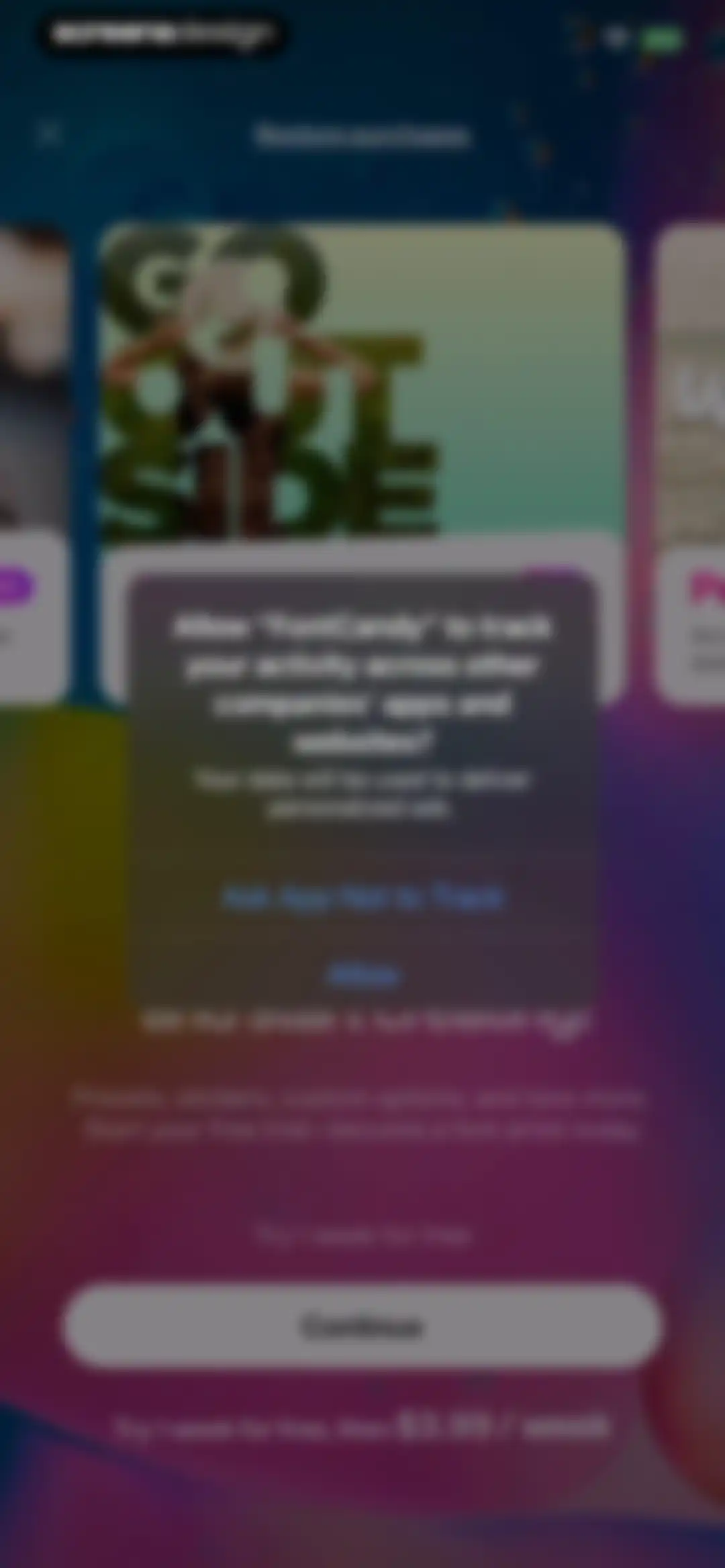 Font Candy Photo & Text Editor screen 3