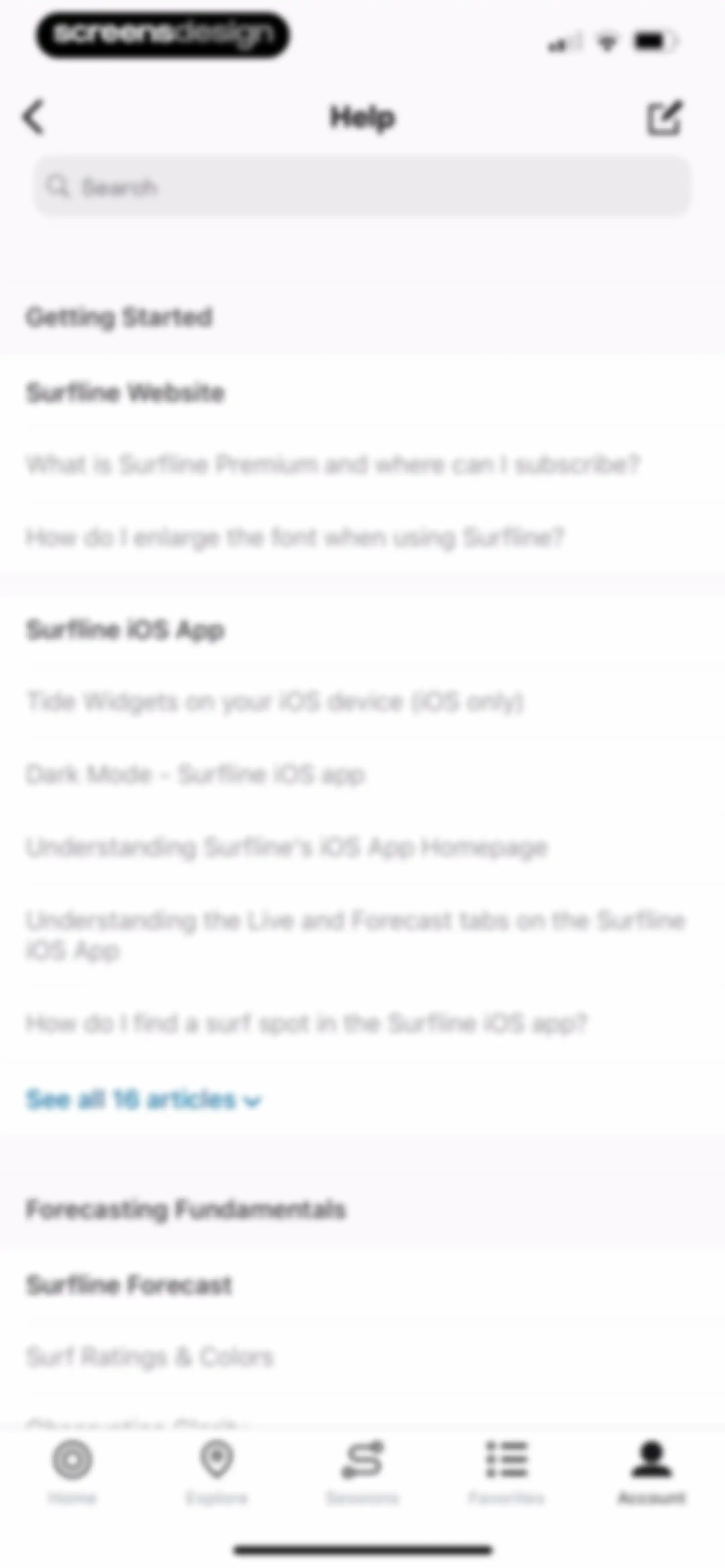 Surfline: Wave & Surf Reports screen 113