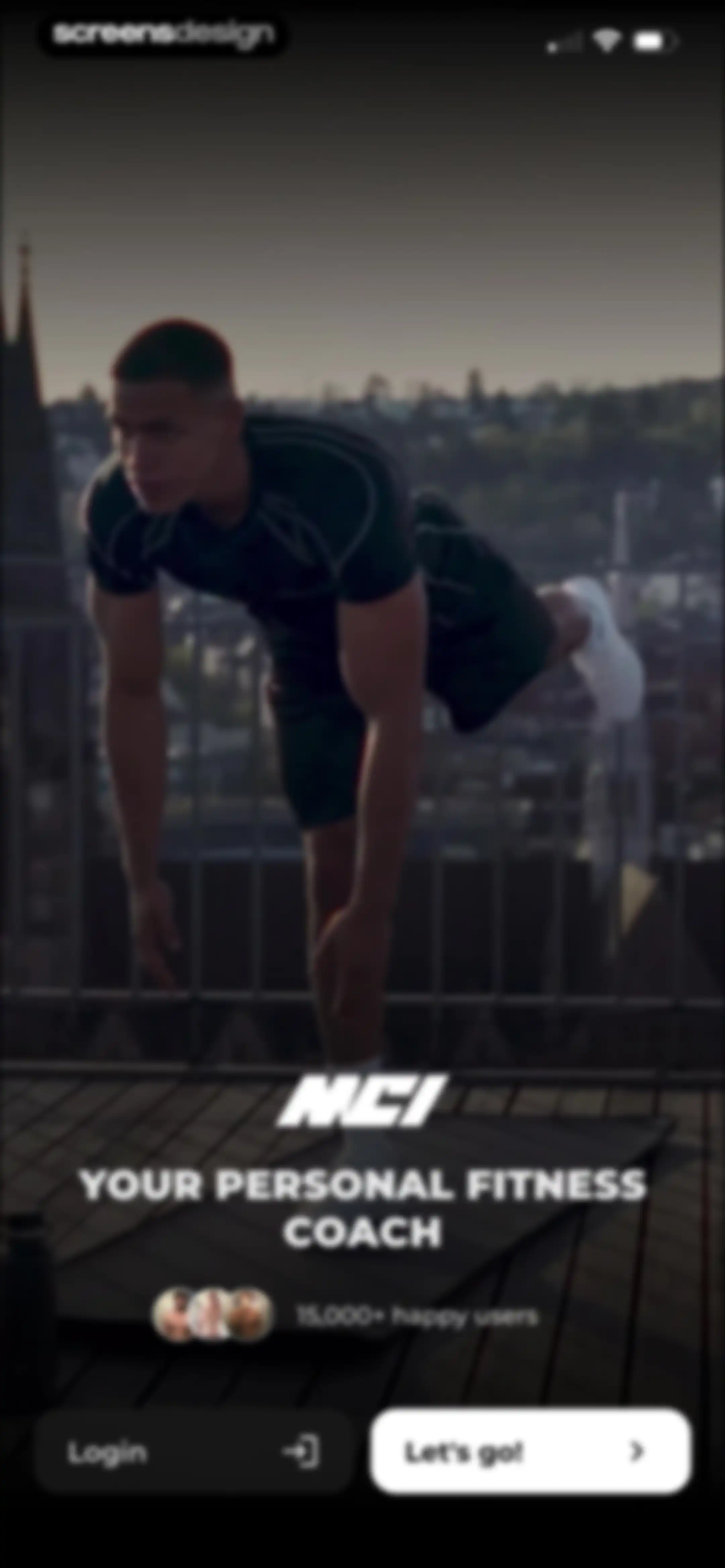 MCI - Personal Training AI screen 4