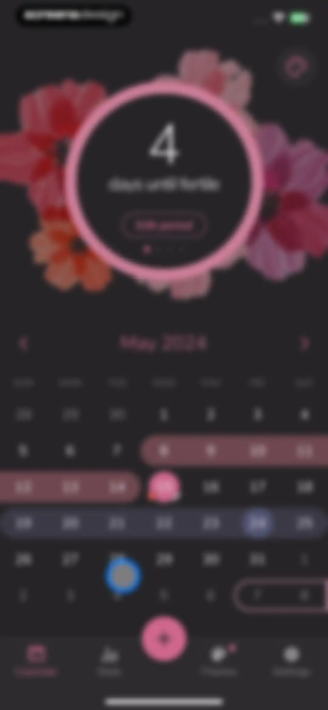 Period Tracker and Calendar screen 16