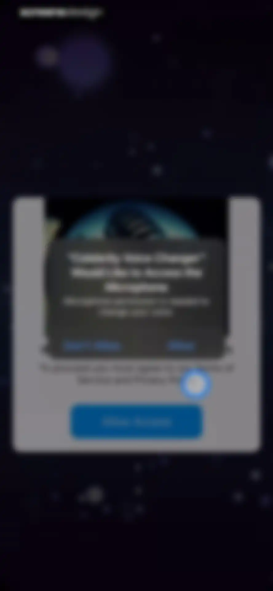 Celebrity Voice Changer Live screen 5