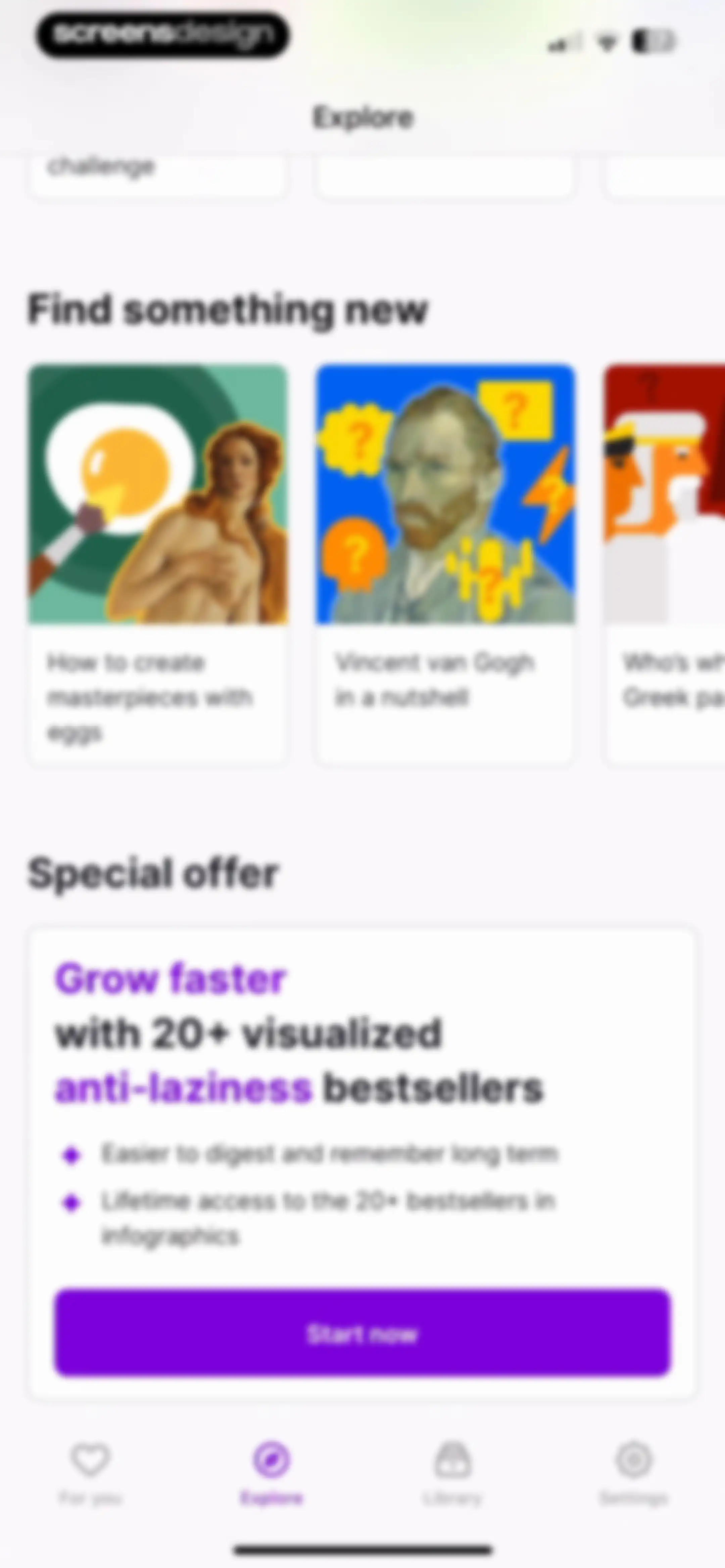 Nibble: Daily Learning & Quiz screen 95