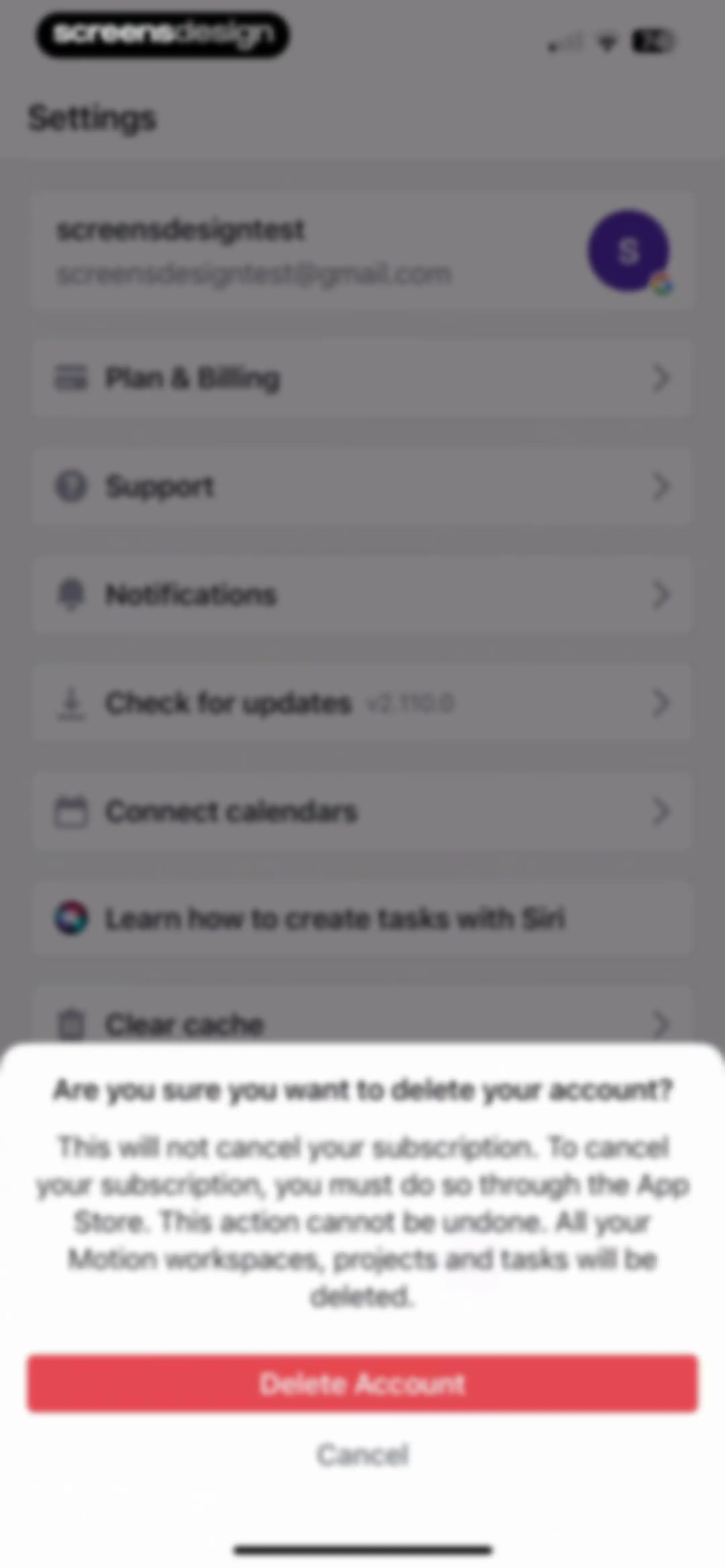 Motion: Tasks & AI Scheduling screen 102