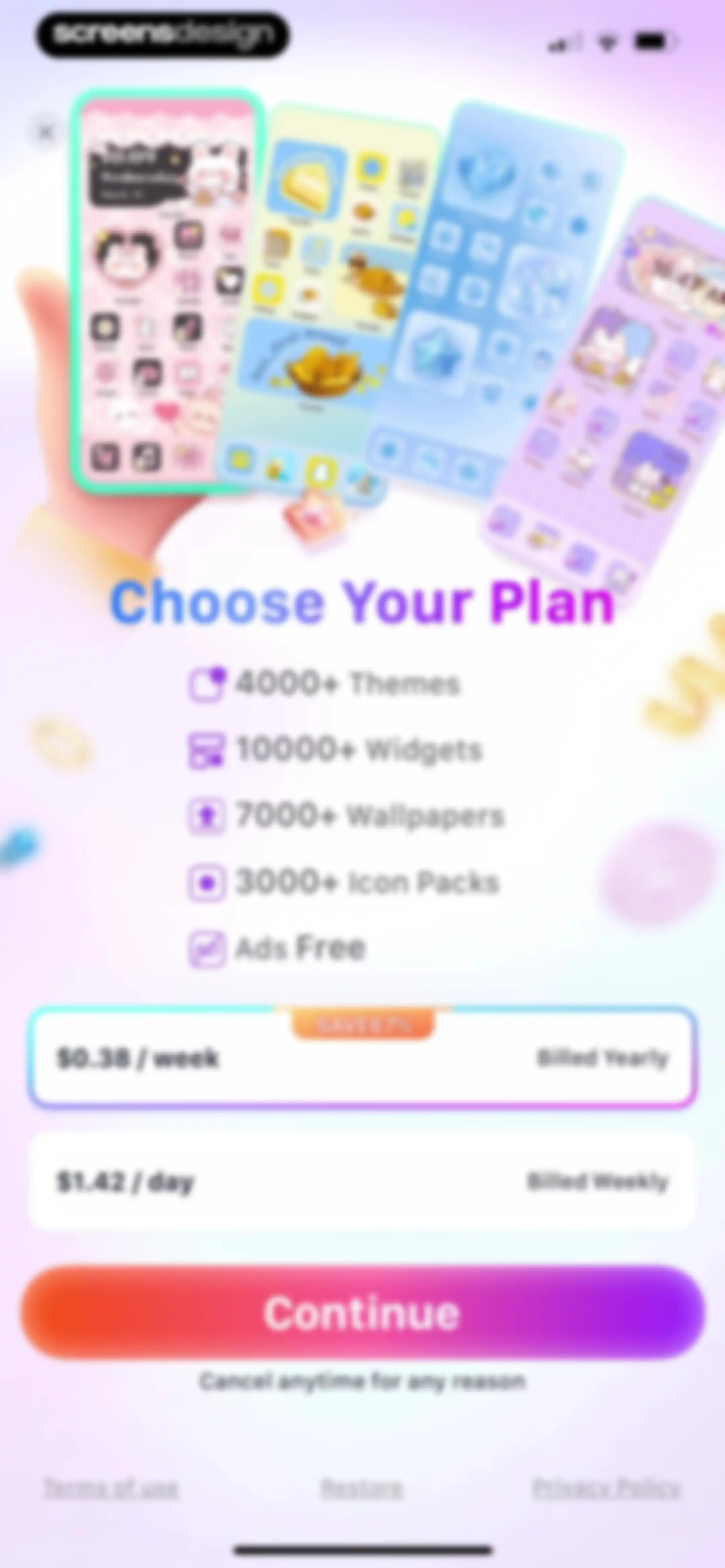 ThemeKit: Widget & Icon Themes screen 96