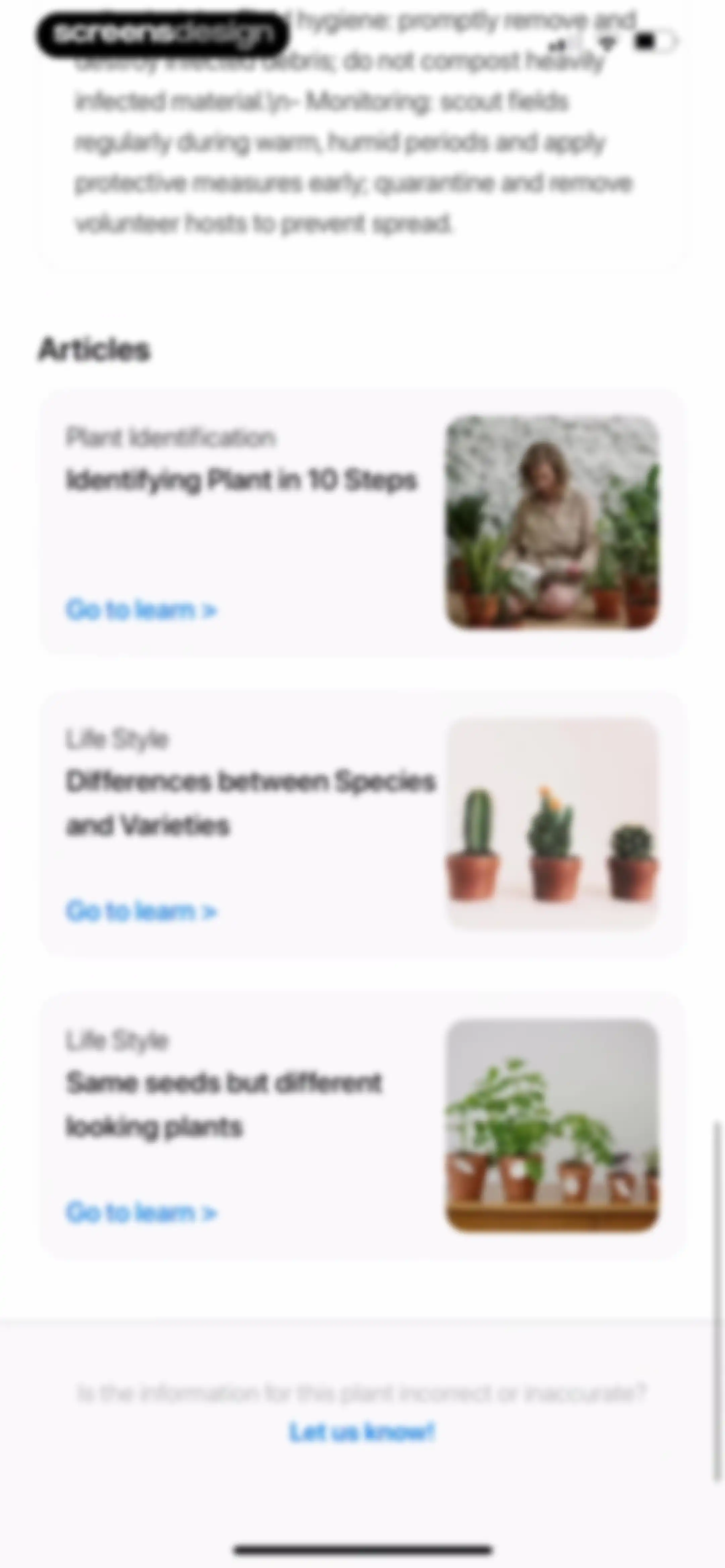 Plant App: Plant Identifier screen 54