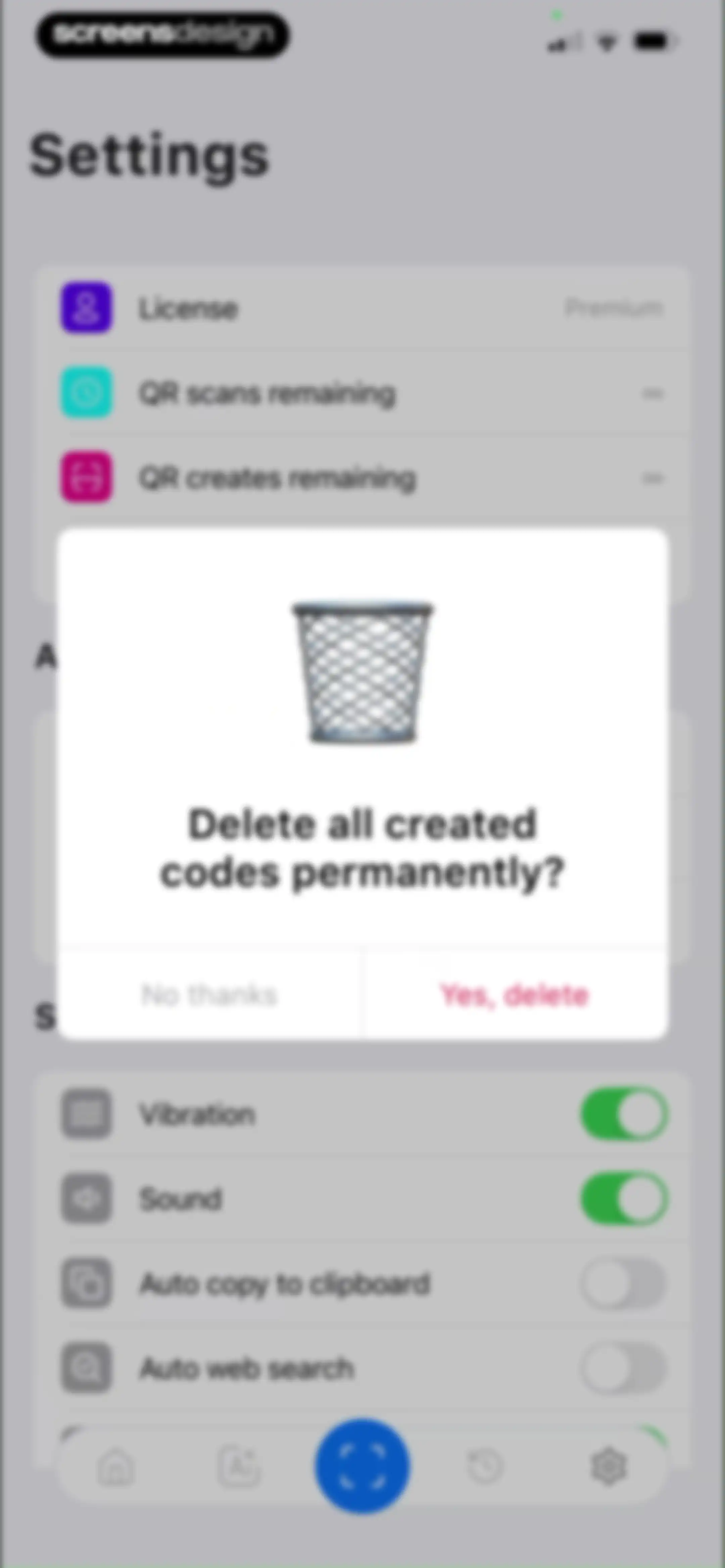 QR Code Scanner & AI Generator screen 76