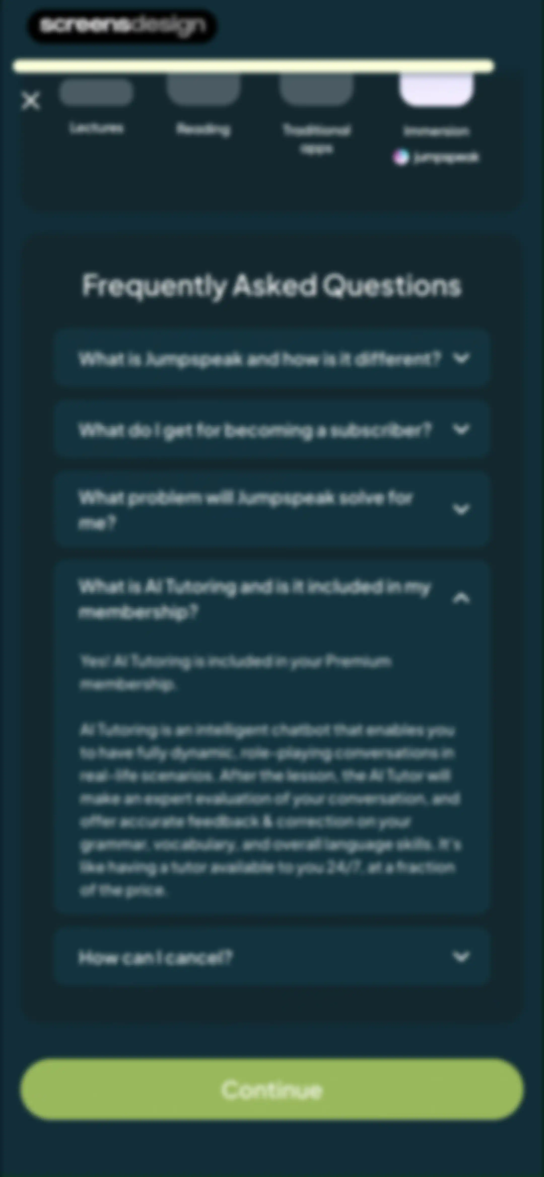 Jumpspeak | Language Learning screen 36