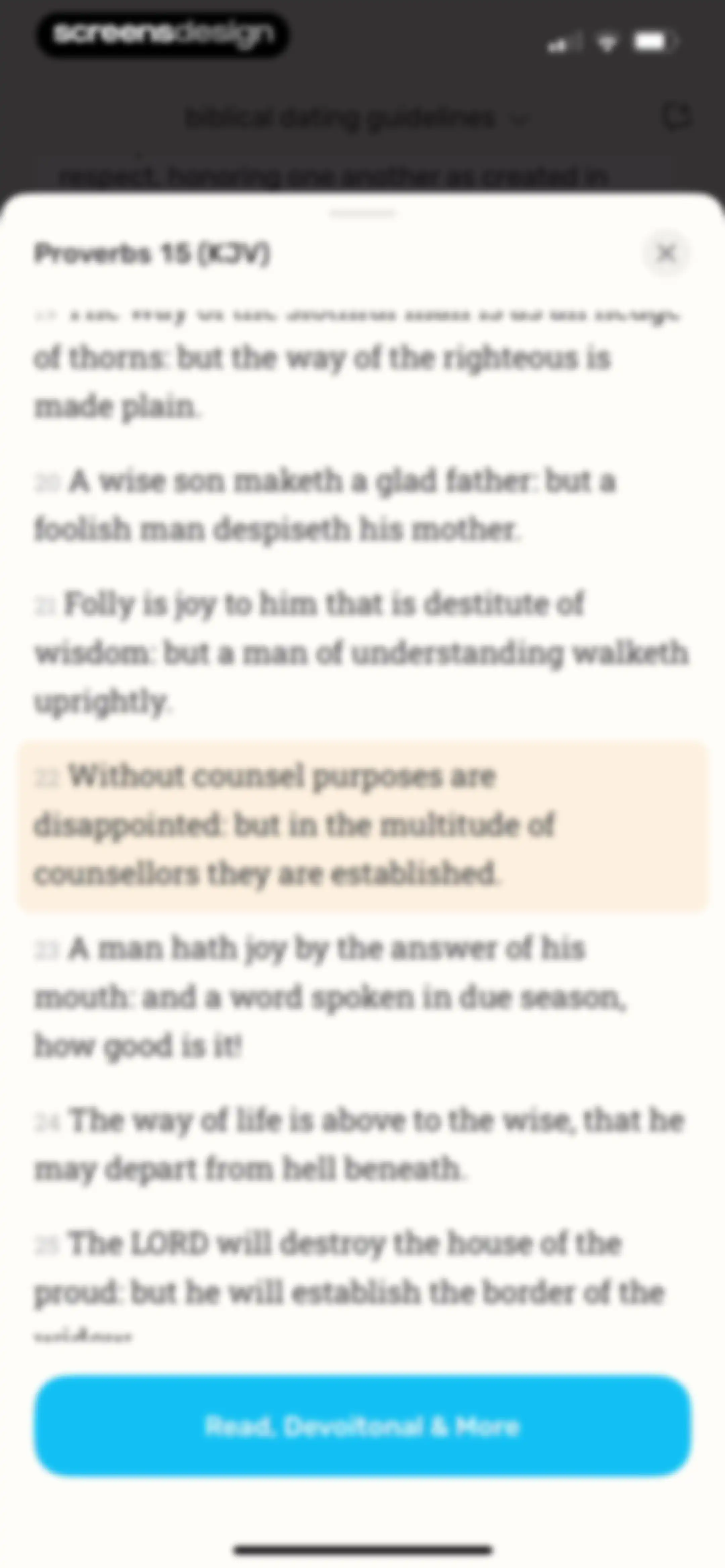 Bible Study - Manna screen 114