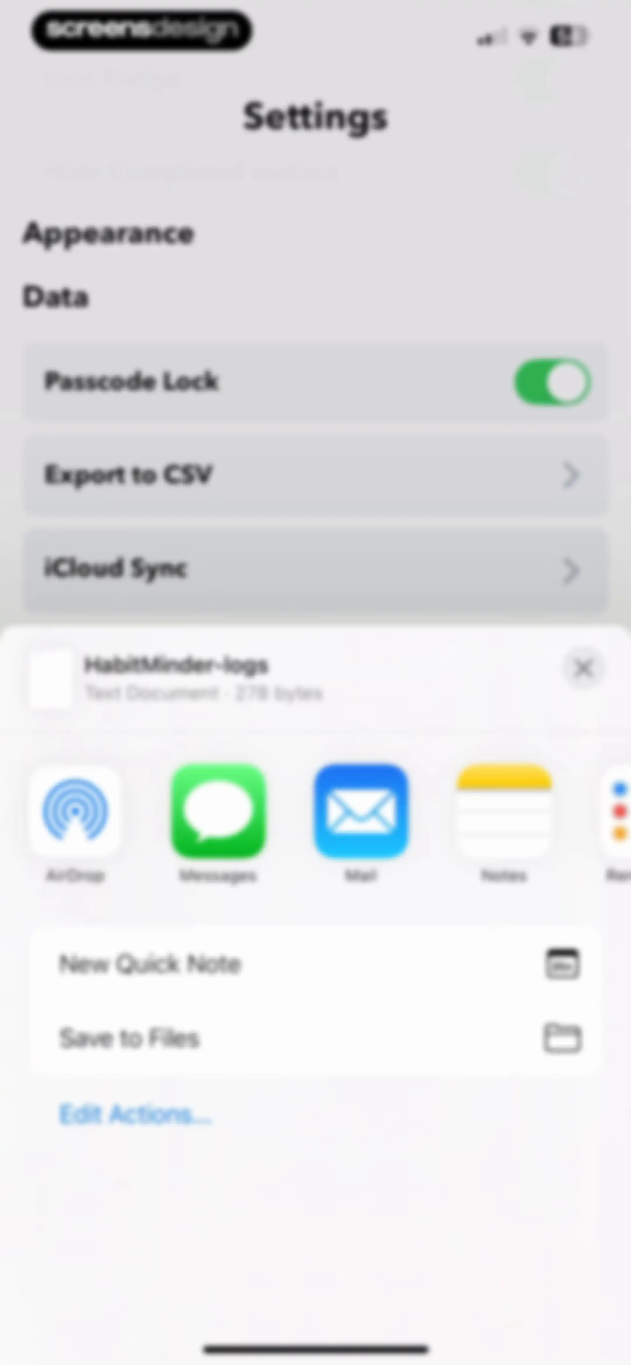HabitMinder • Habit Tracker screen 95