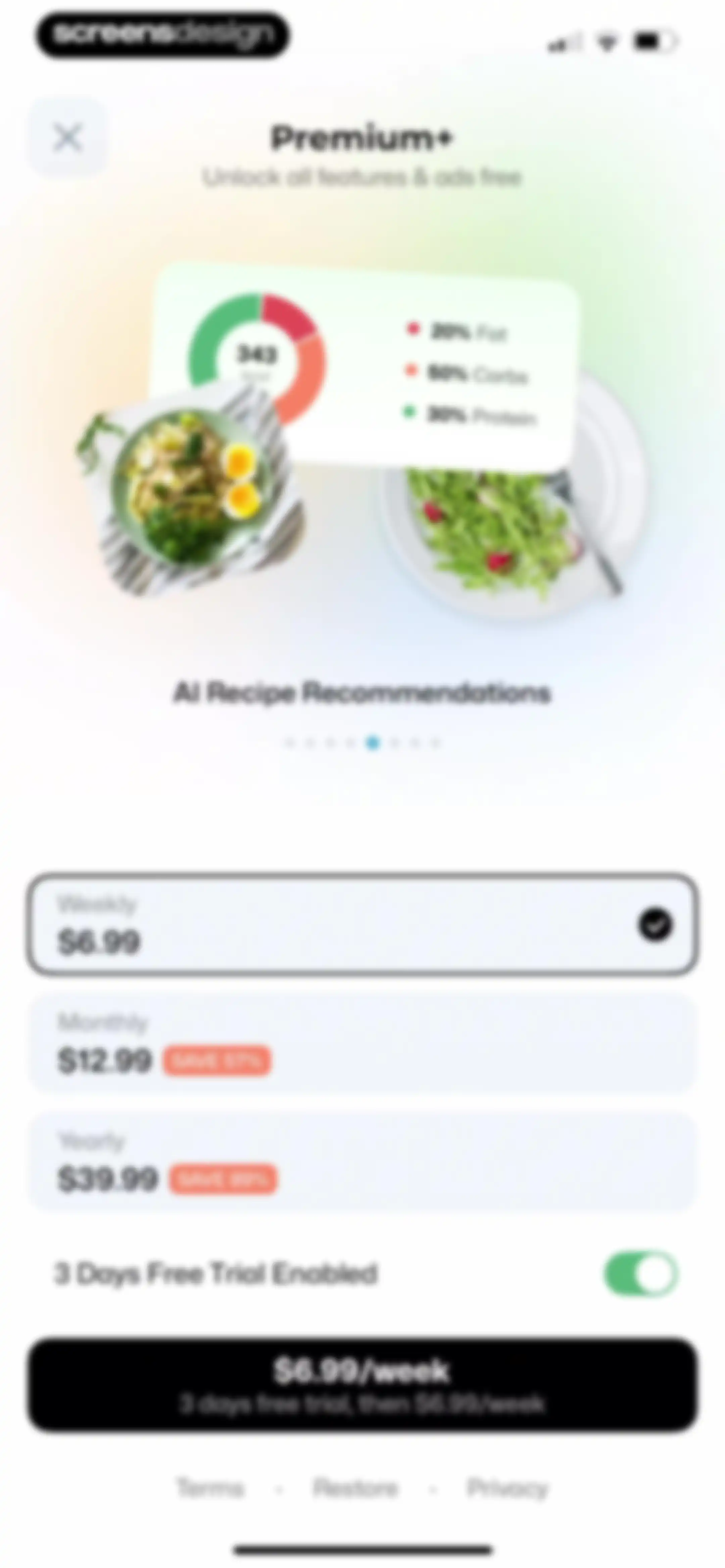 Wellance – AI Health & Balance screen 139