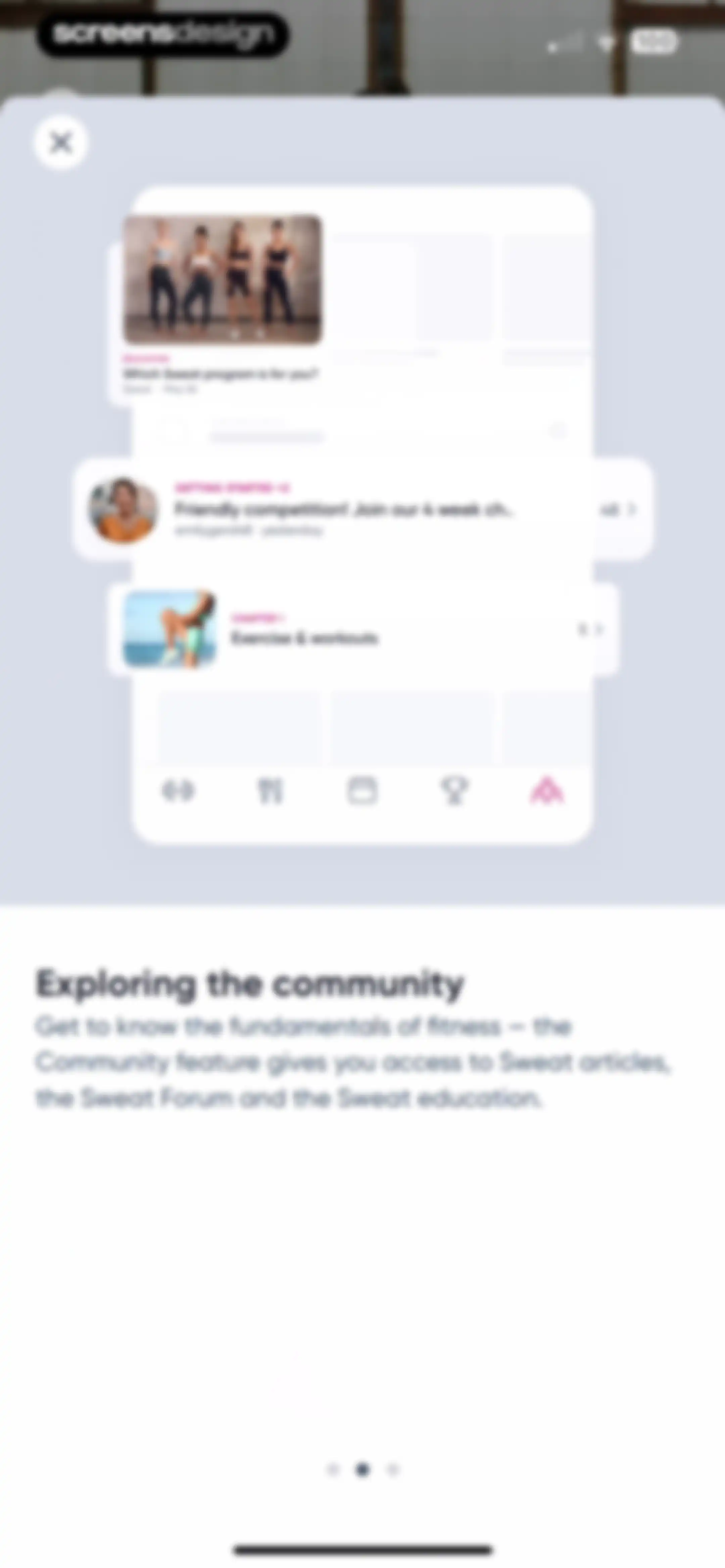 Sweat: Fitness App For Women screen 185