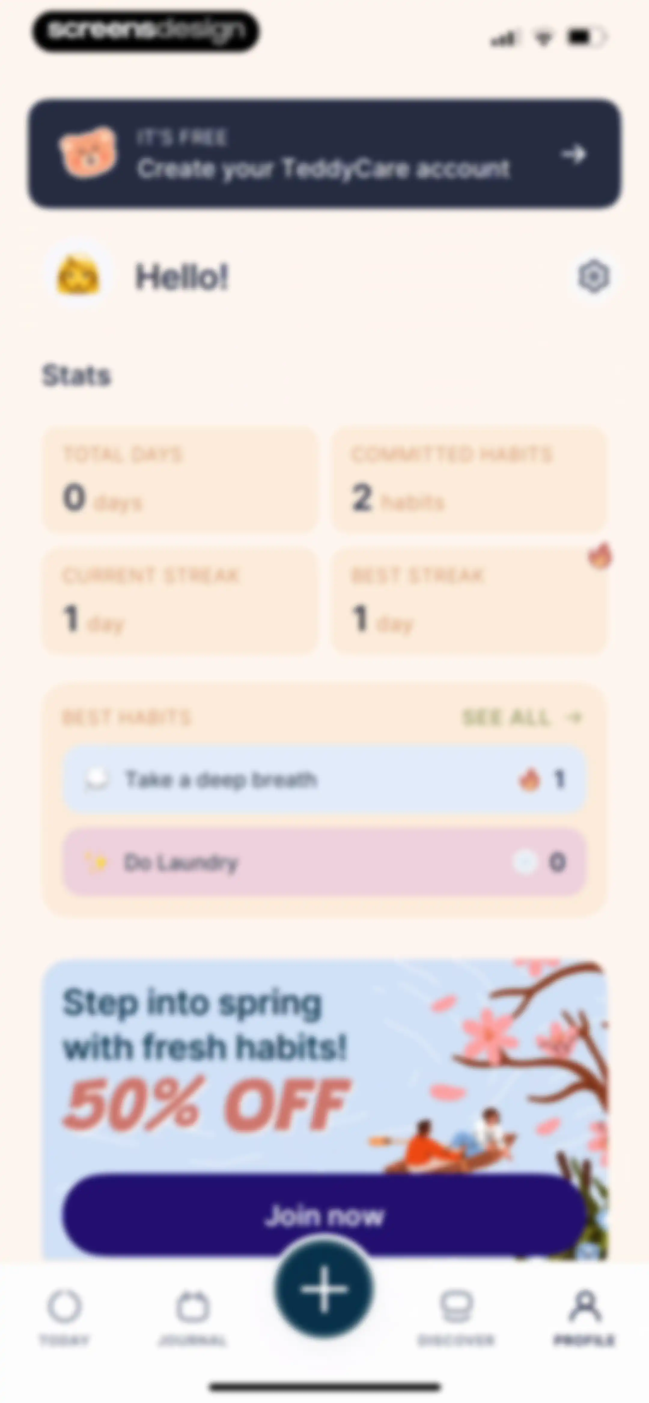 TeddyCare: Daily Routine Plan screen 126