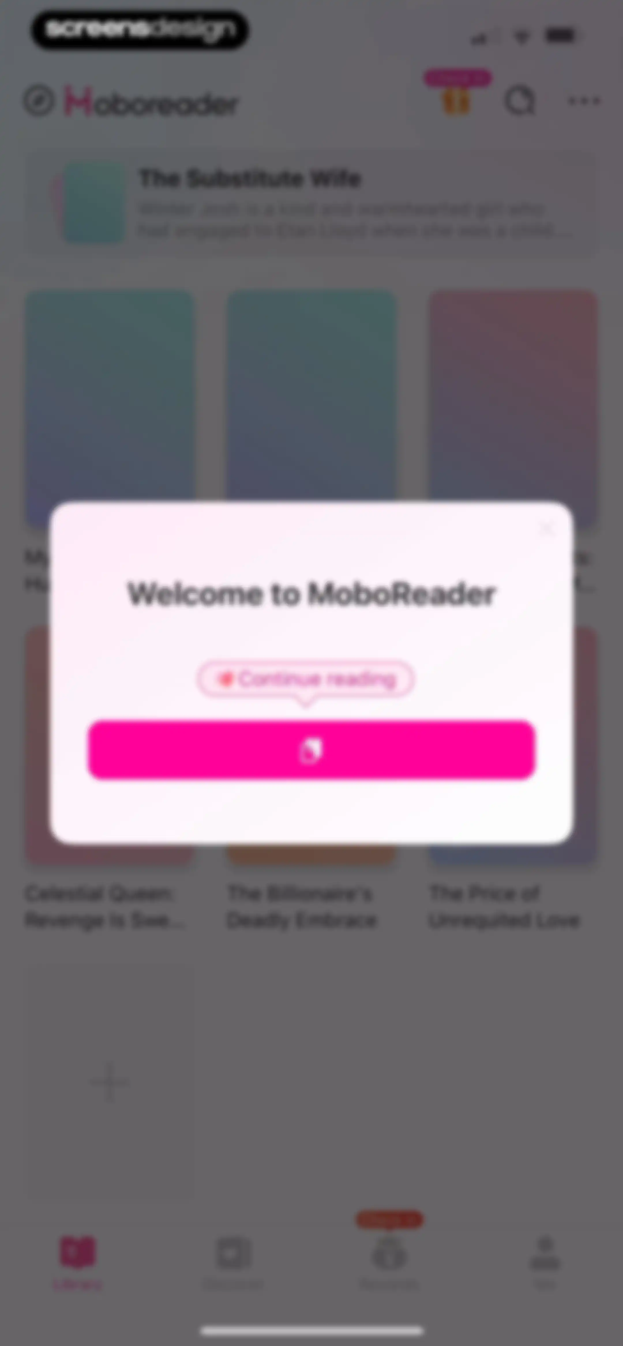 MoboReader: Top Novels & Books screen 1