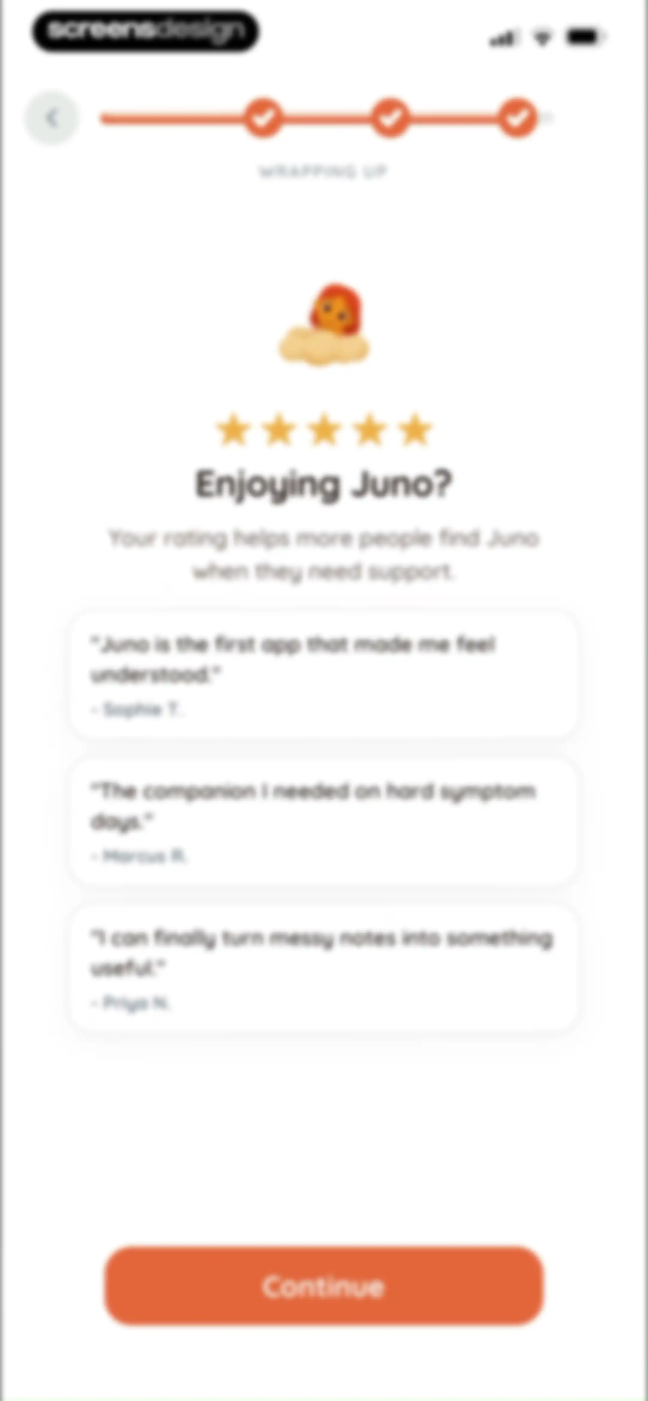 Juno: Chronic Illness Support screen 43