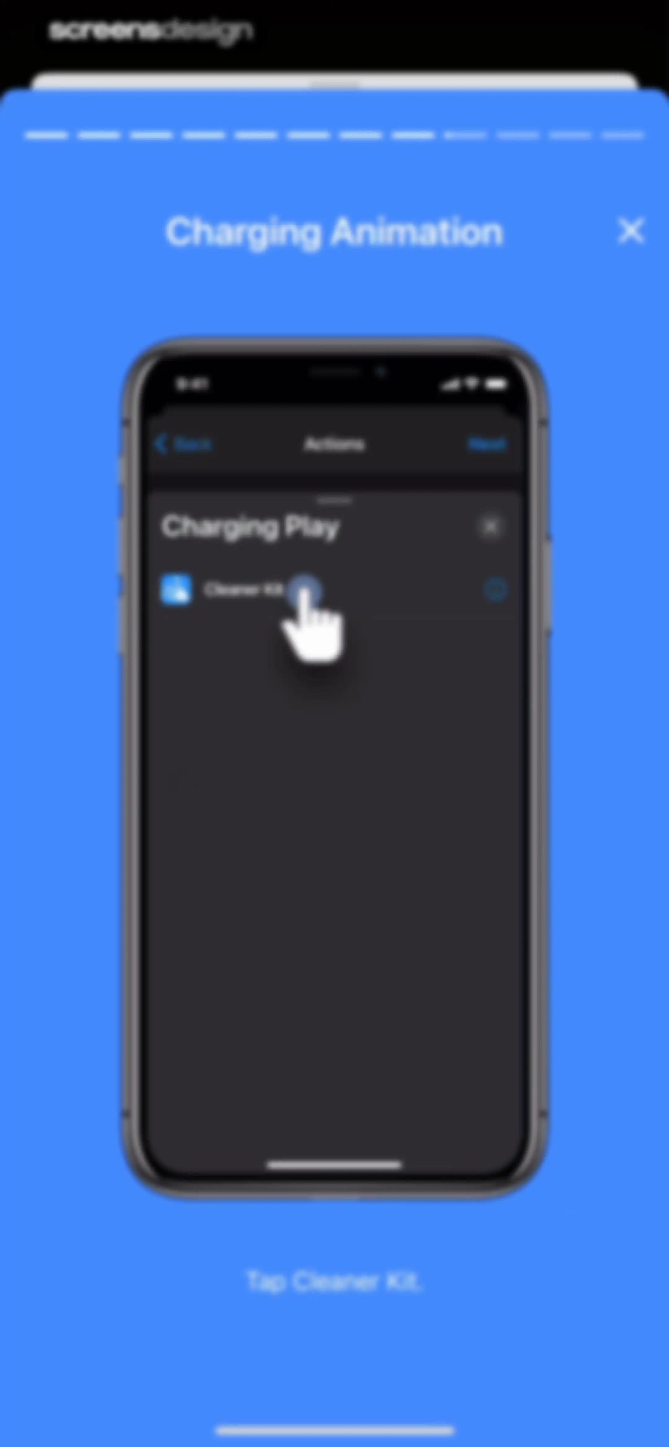 Cleaner Kit - Clean Up Storage screen 114