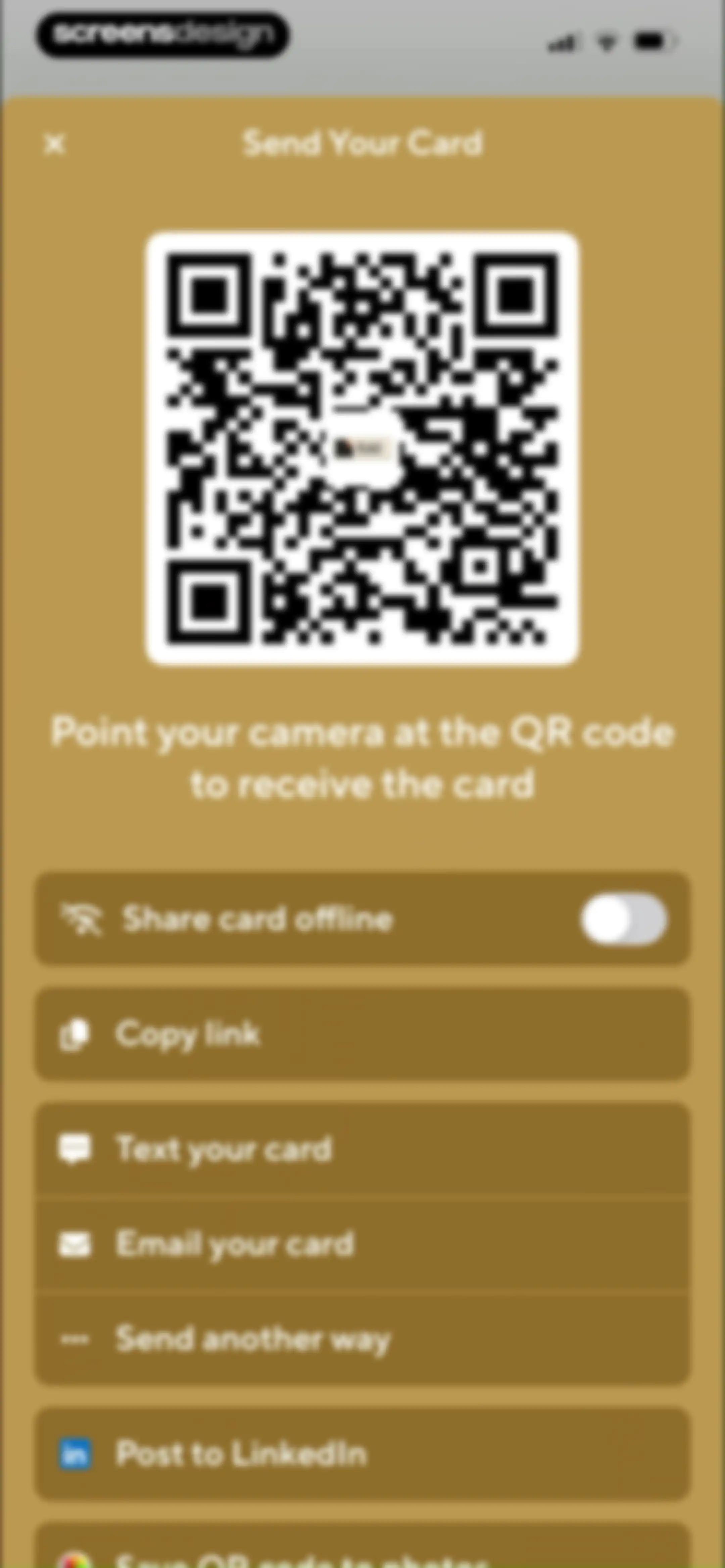 Blinq: Digital Business Card screen 37