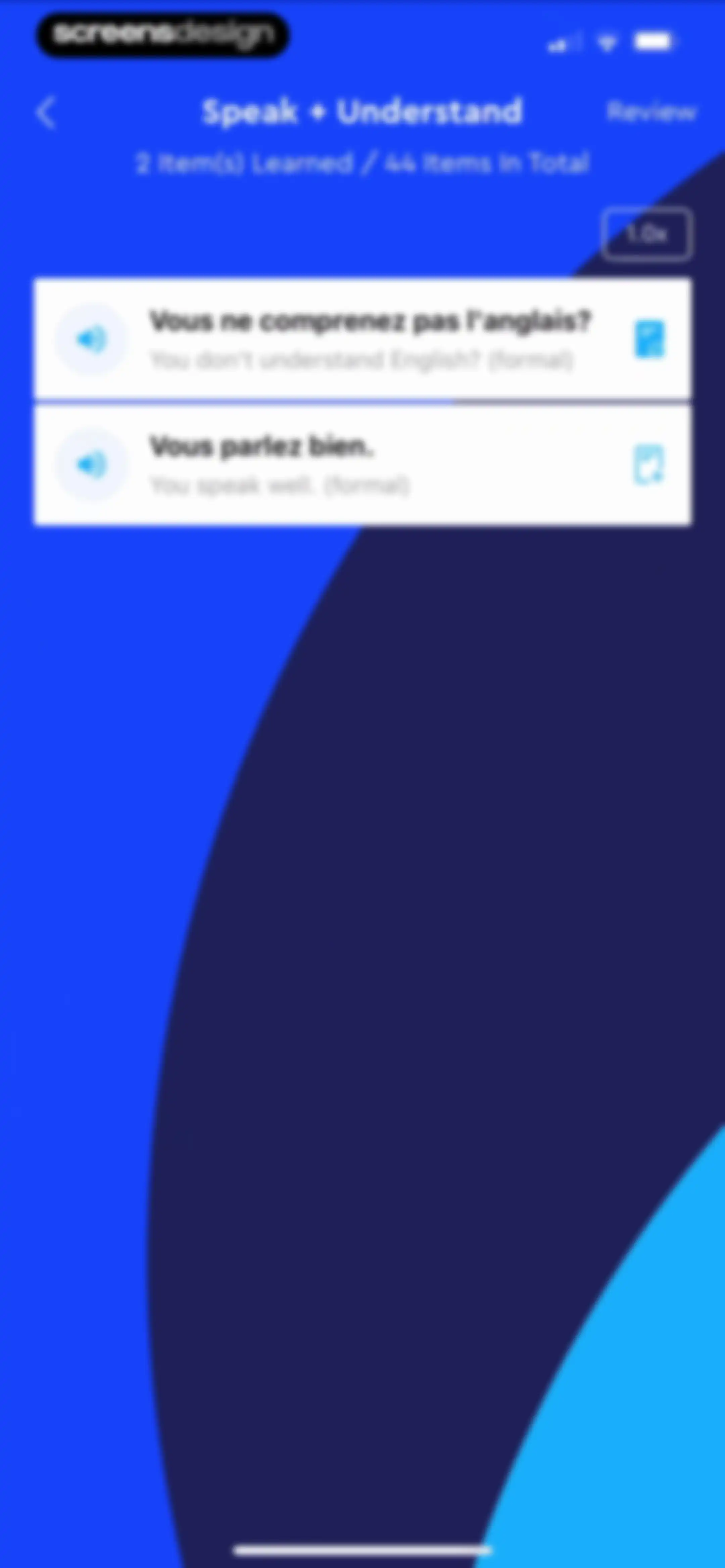 Pimsleur | Language Learning screen 100