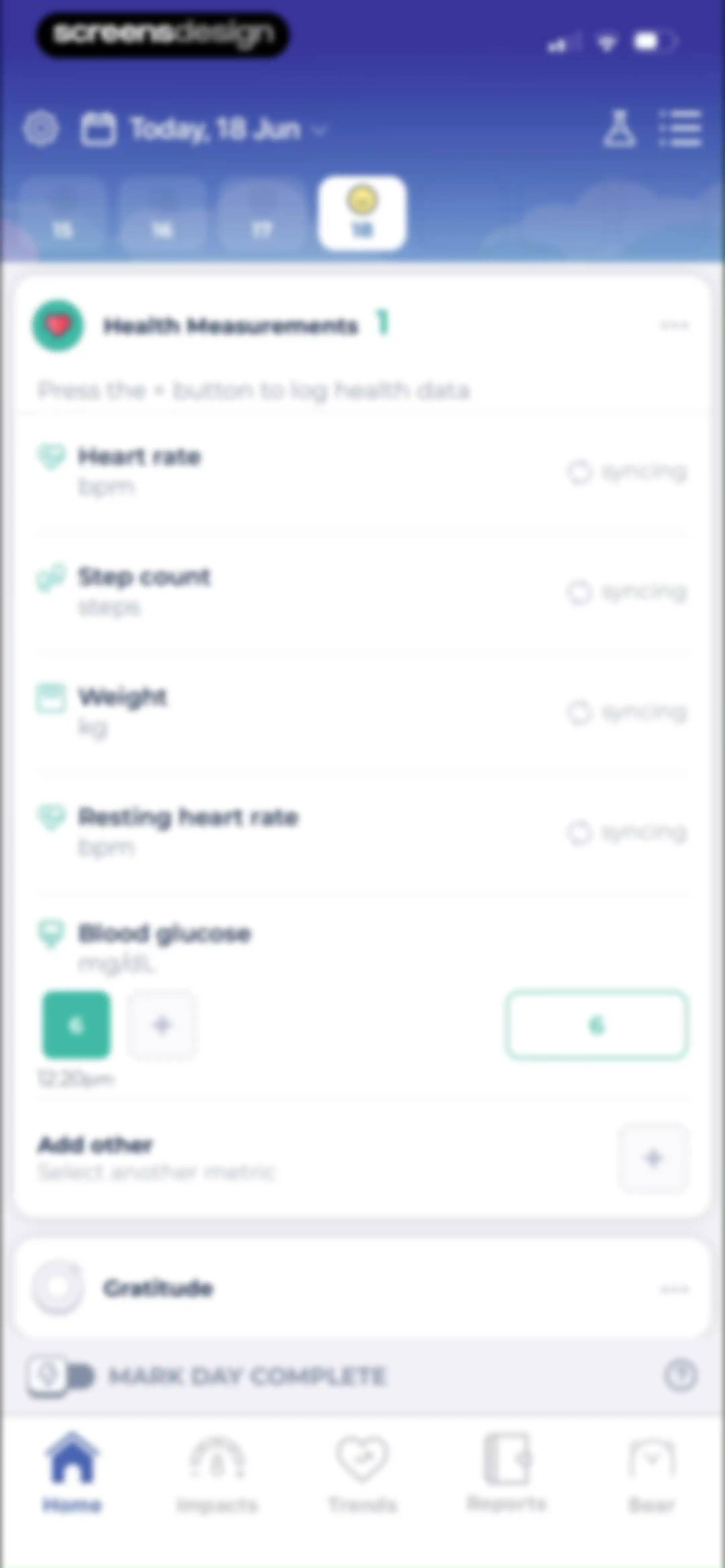 Bearable - Symptom Tracker screen 72
