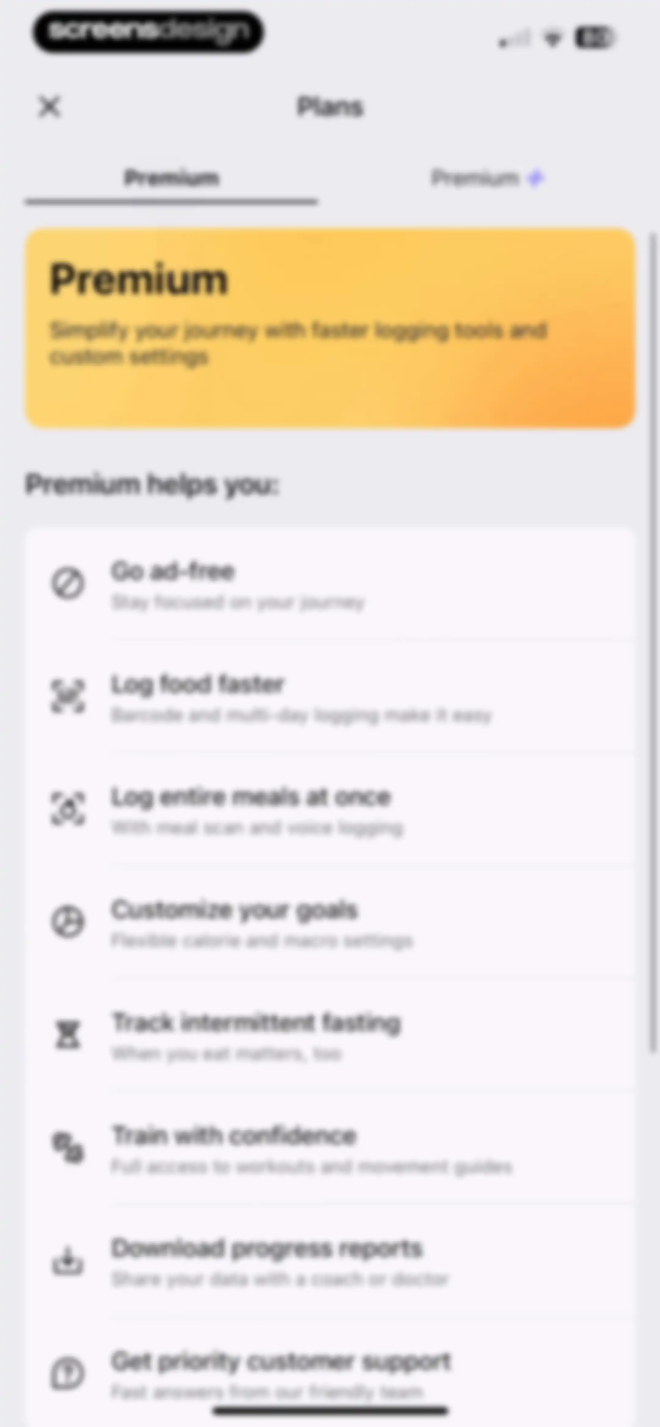 MyFitnessPal: Calorie Counter screen 180