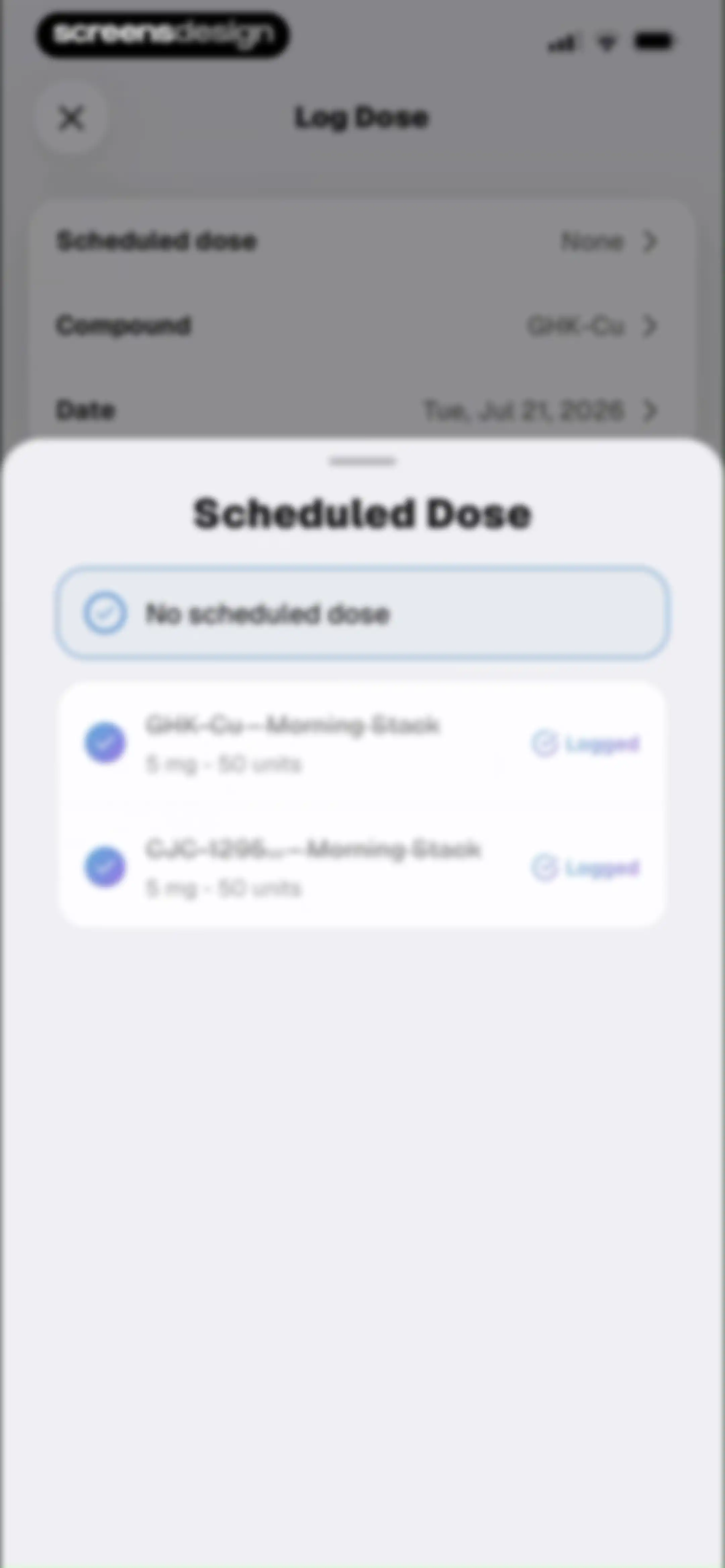 Pep AI: Peptide GLP-1 Tracker screen 73