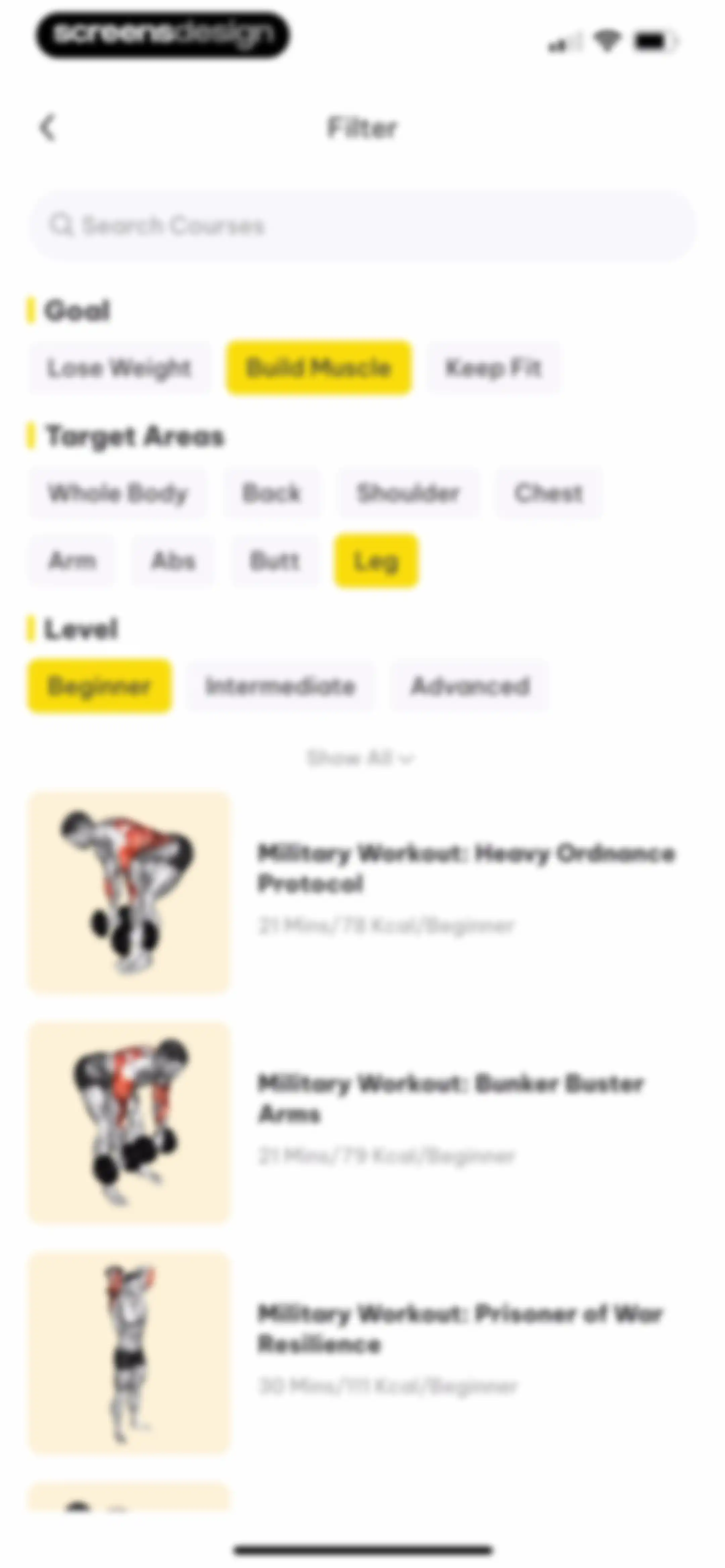 Muscle Monster Workout Planner screen 82