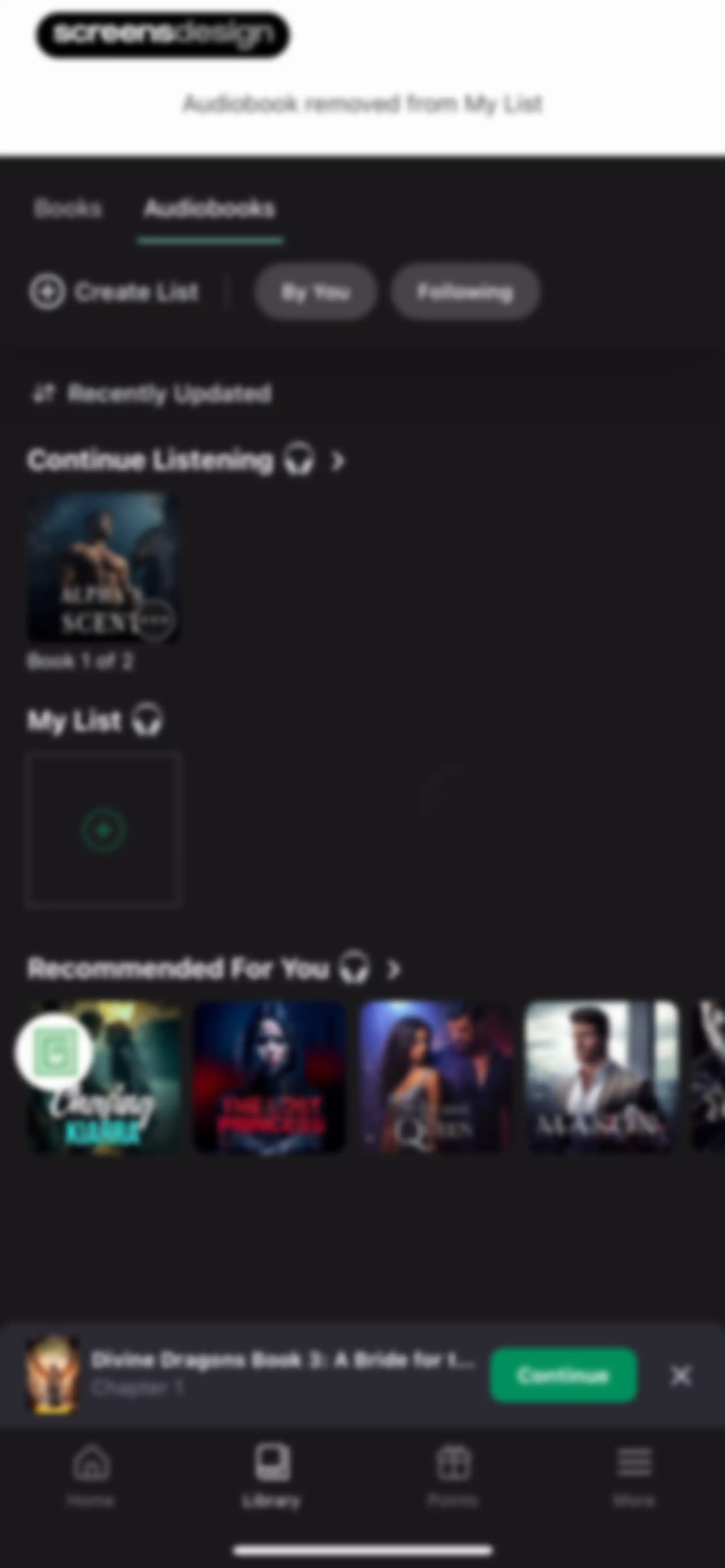 Galatea: Books & Audiobooks screen 92