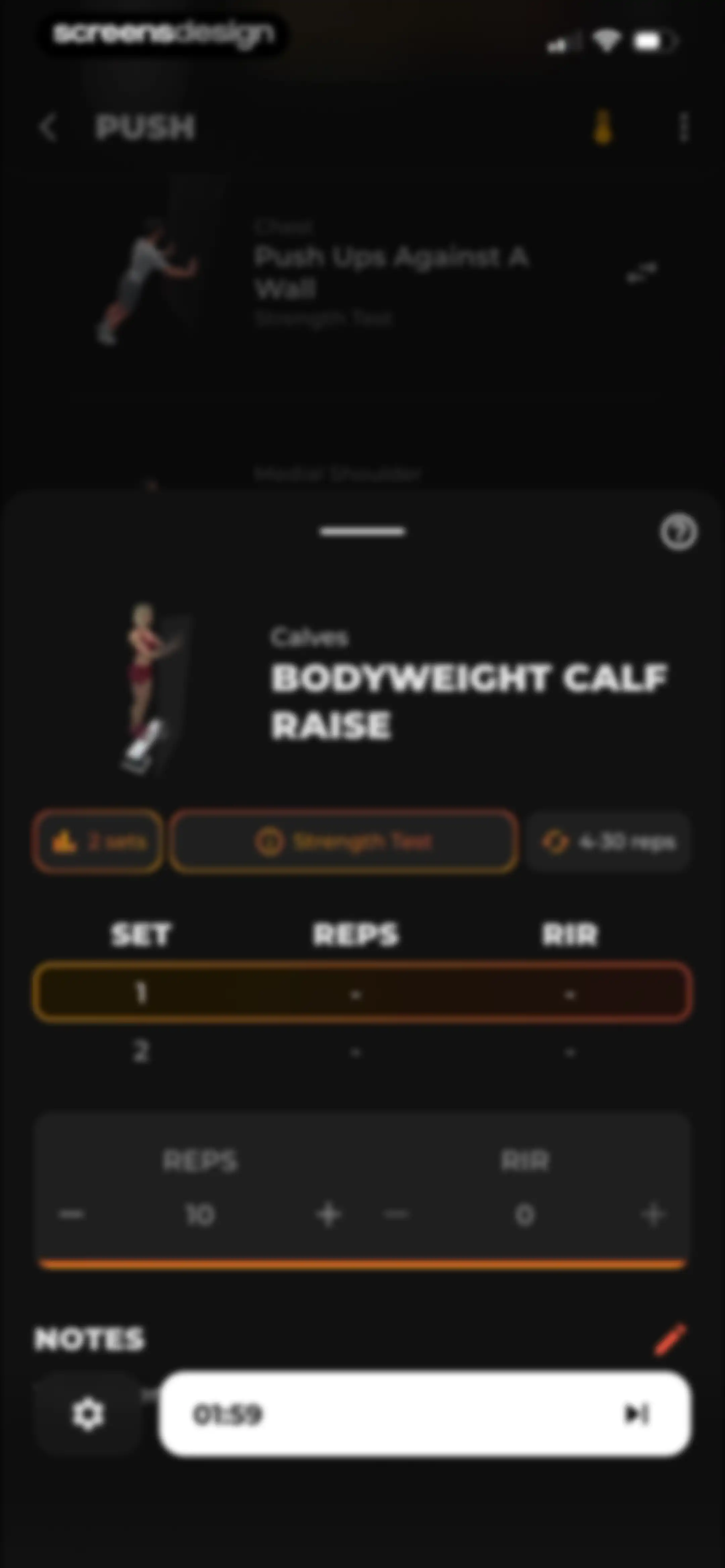 MCI - Personal Training AI screen 104