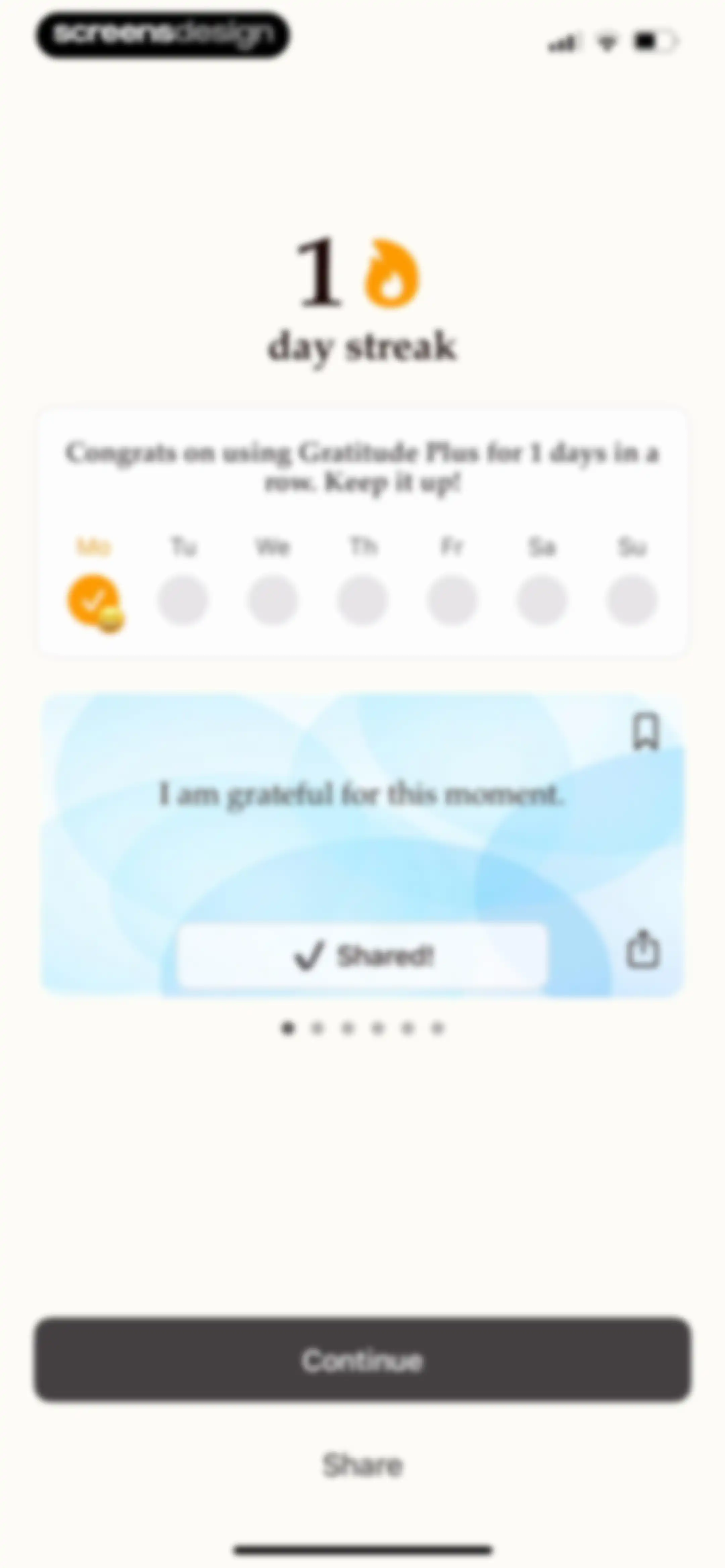 Gratitude Plus – Journal screen 75