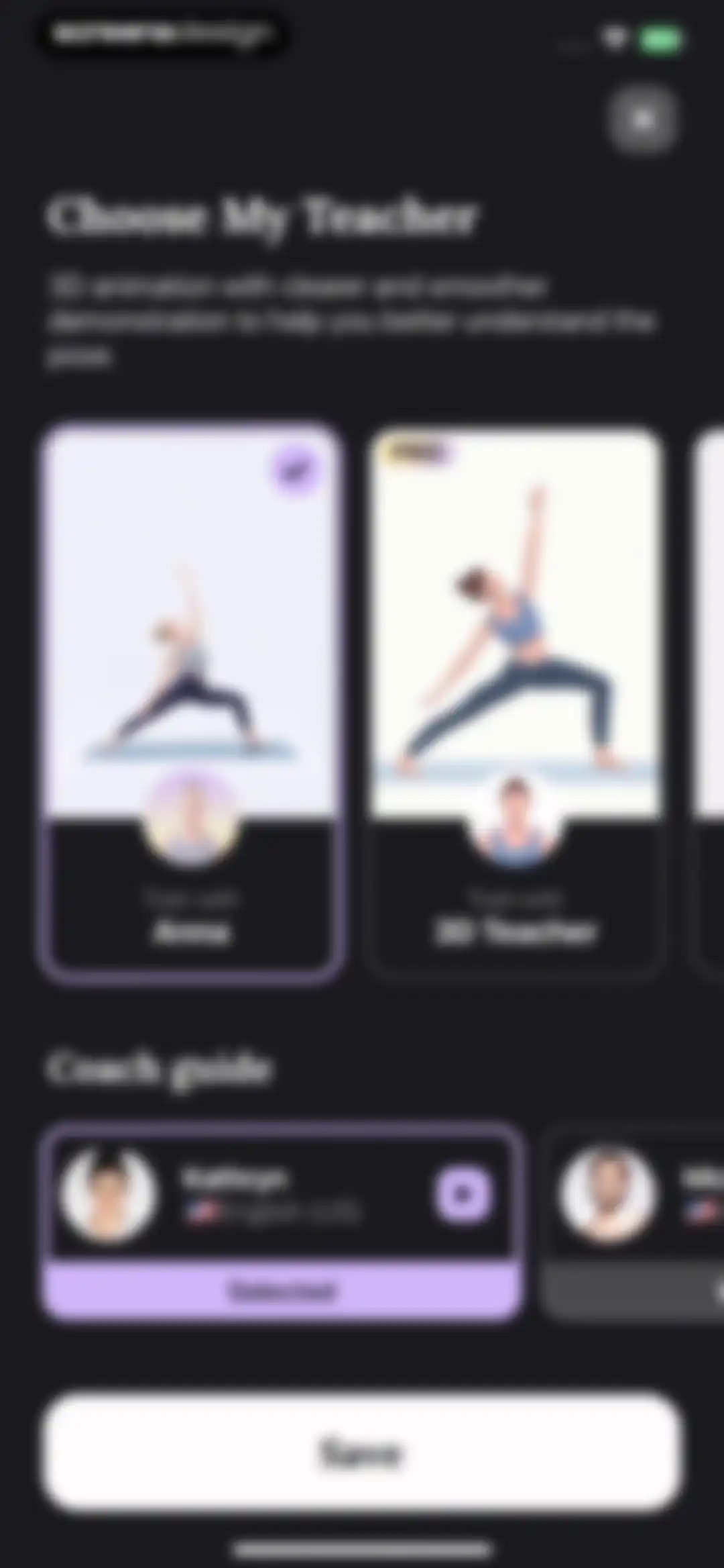 Yoga for Beginners, Pilates+ screen 54