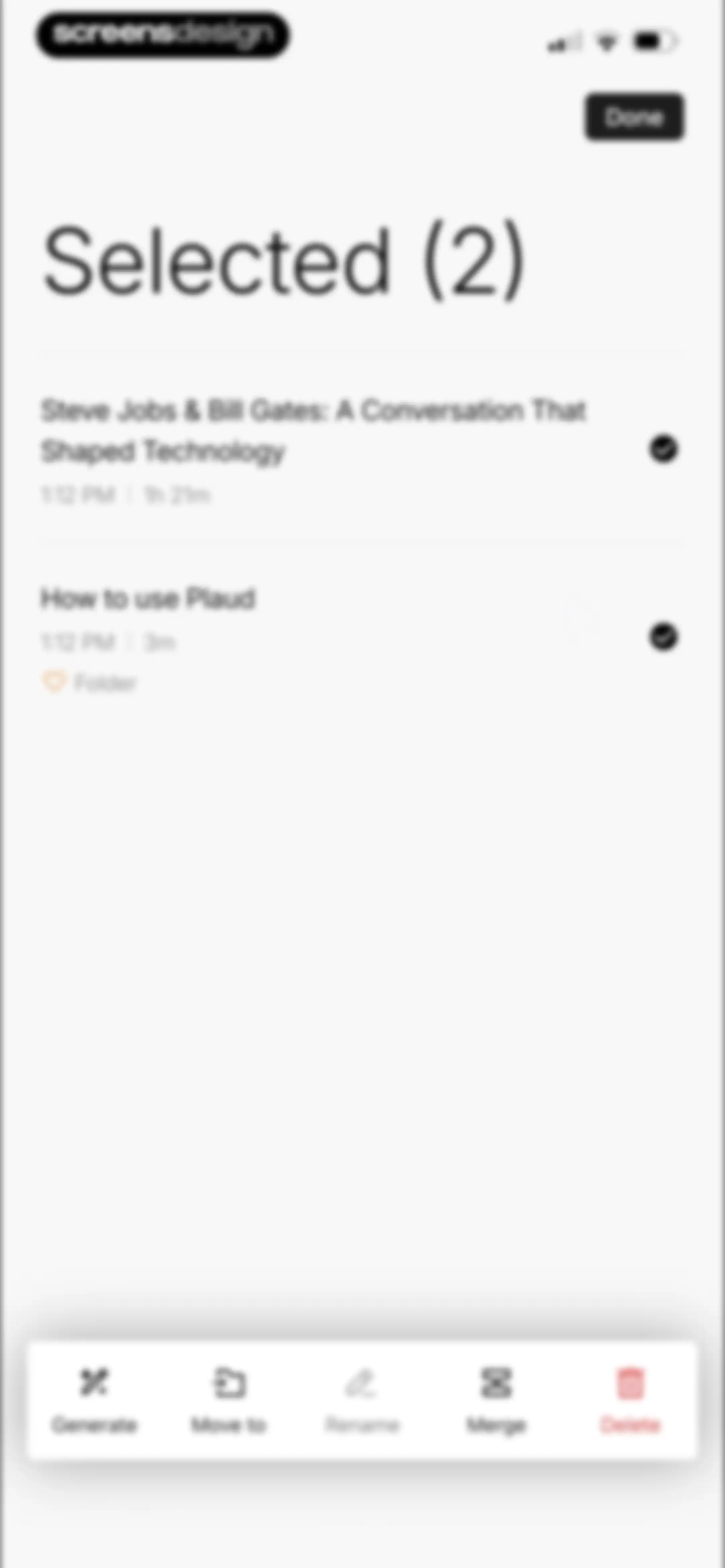 Plaud: AI Note Taker screen 61
