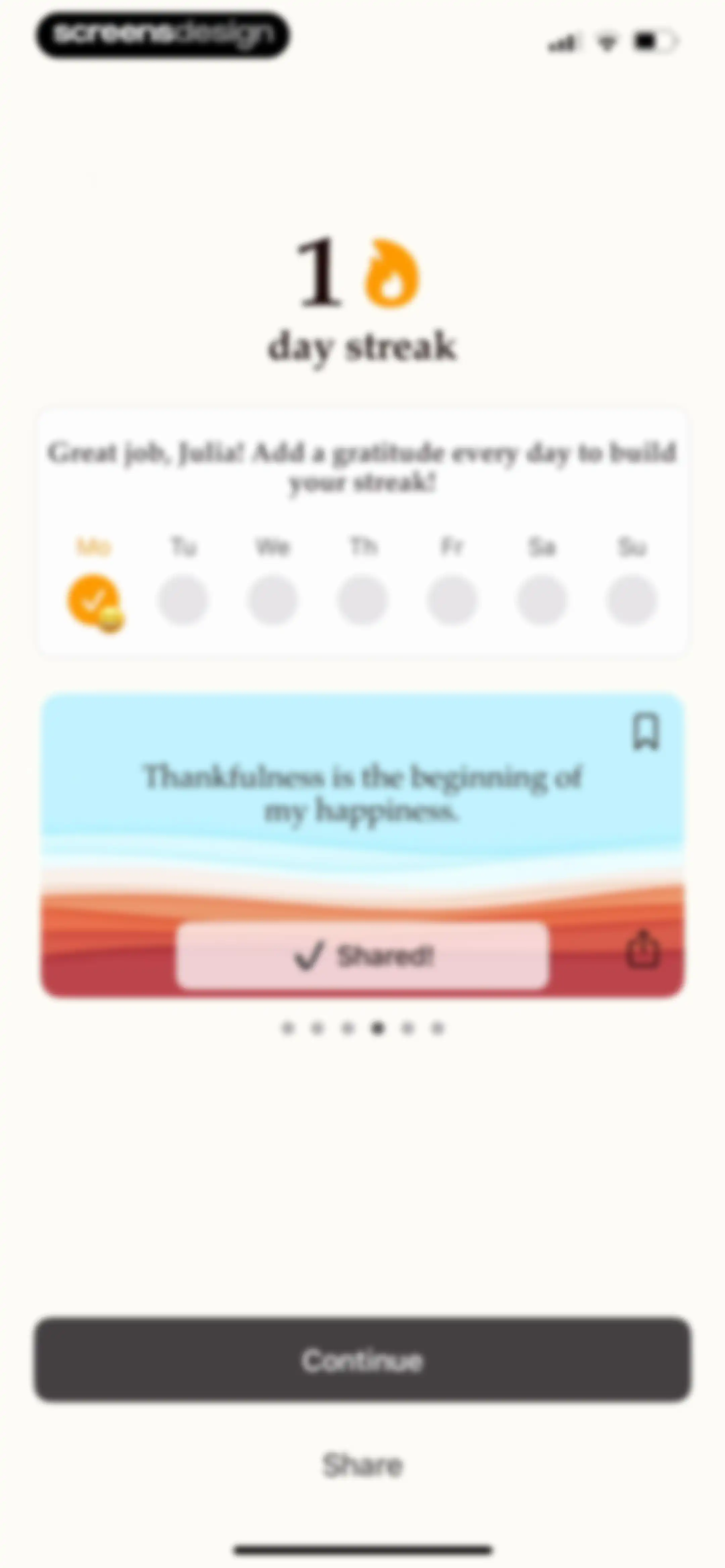 Gratitude Plus – Journal screen 50