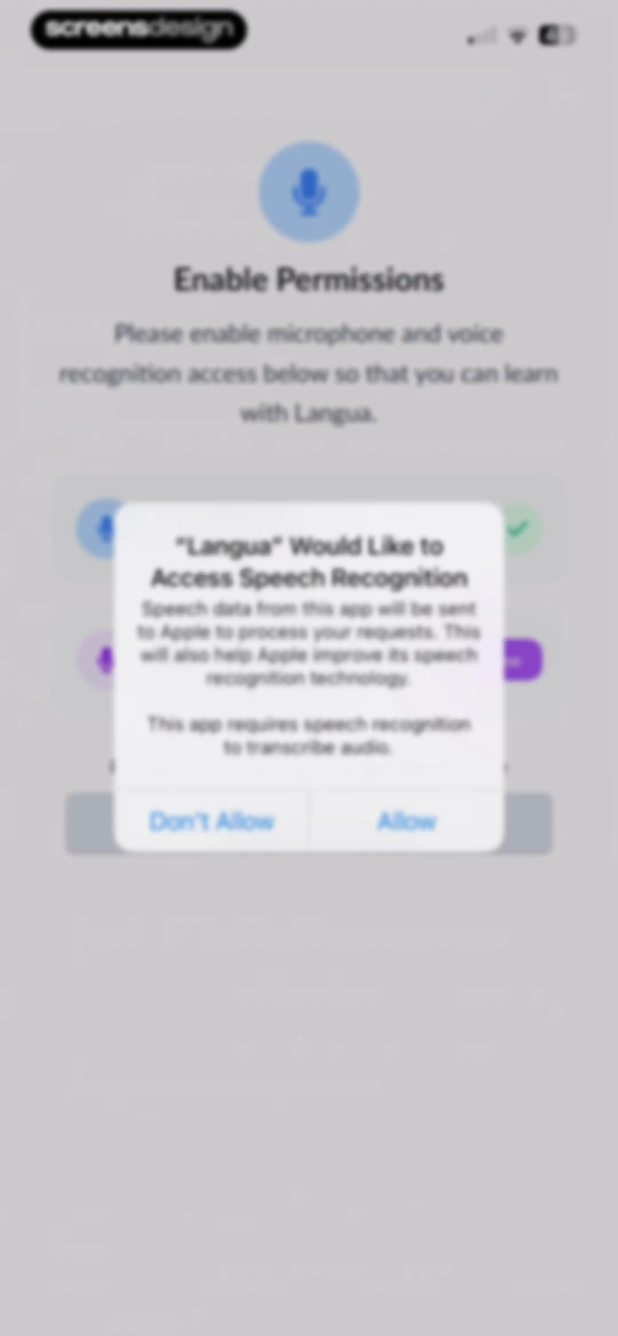 Langua: AI language learning screen 14