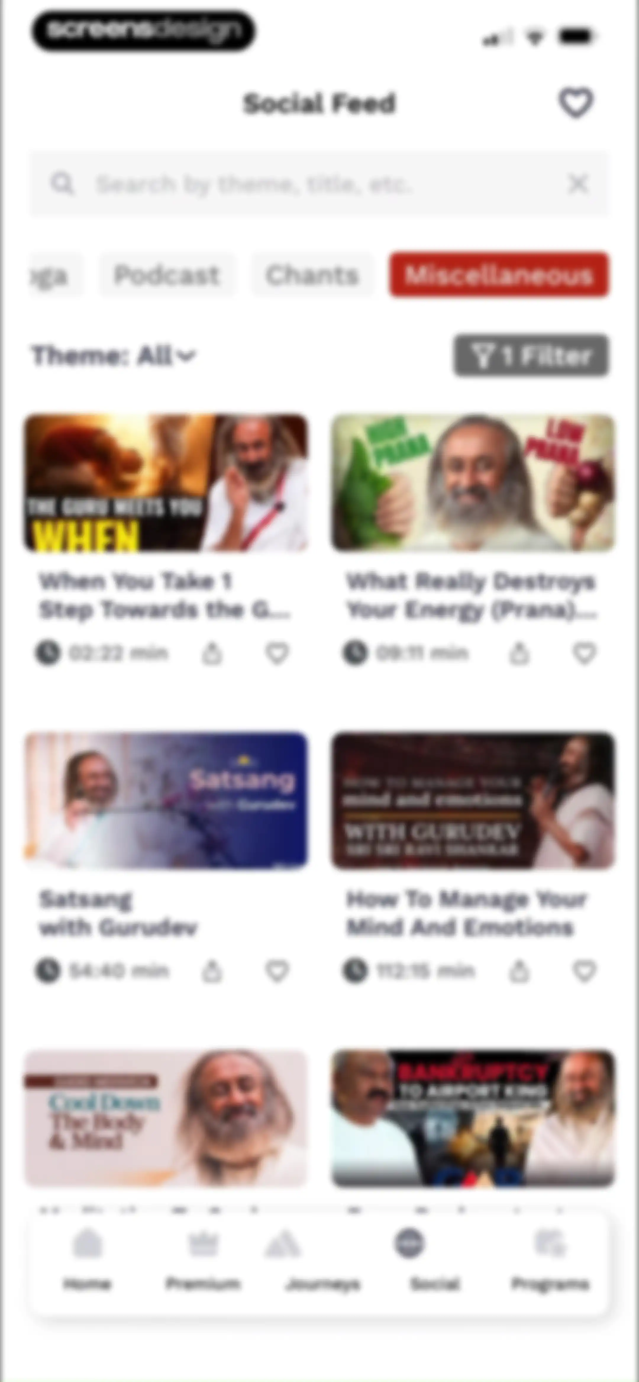 Art of Living Official App screen 21