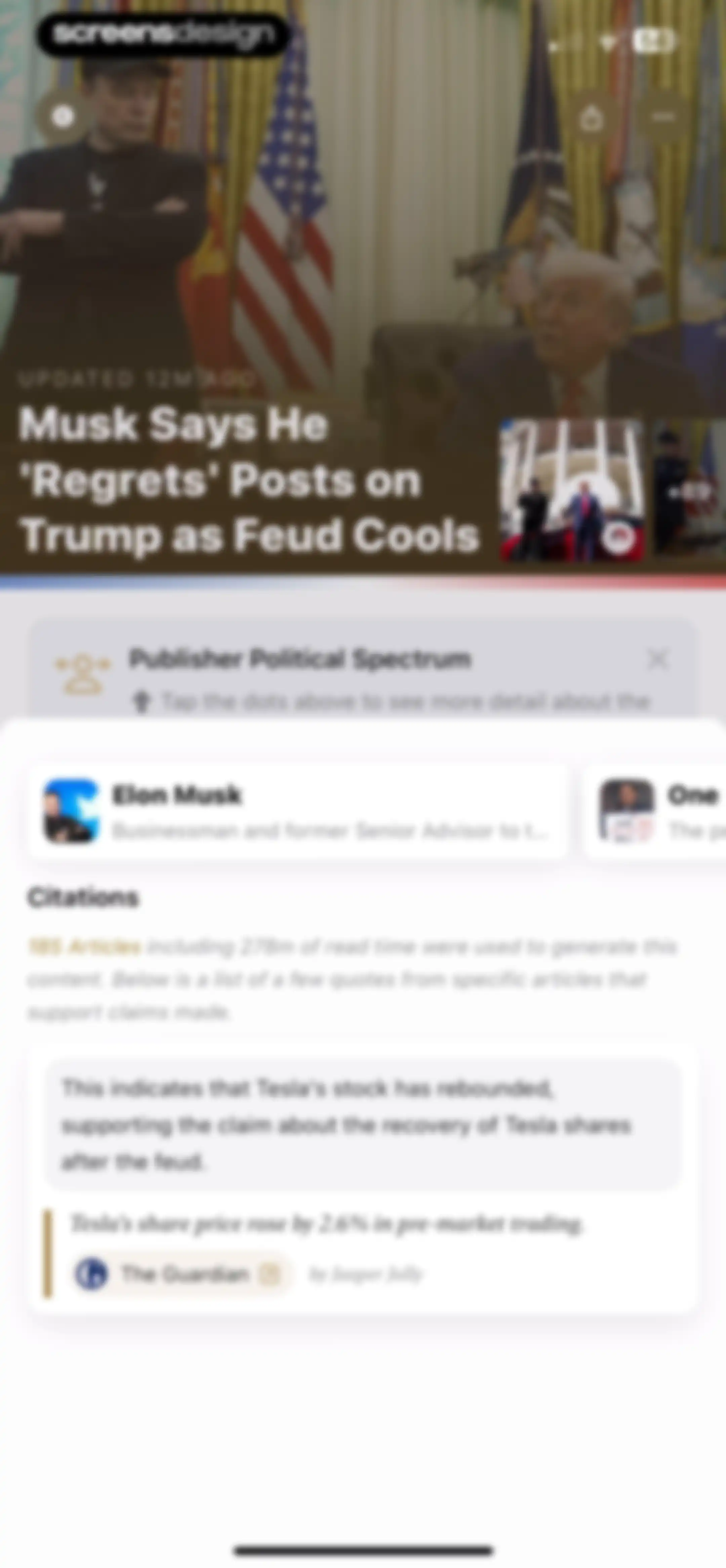 Particle: Personalized News screen 24
