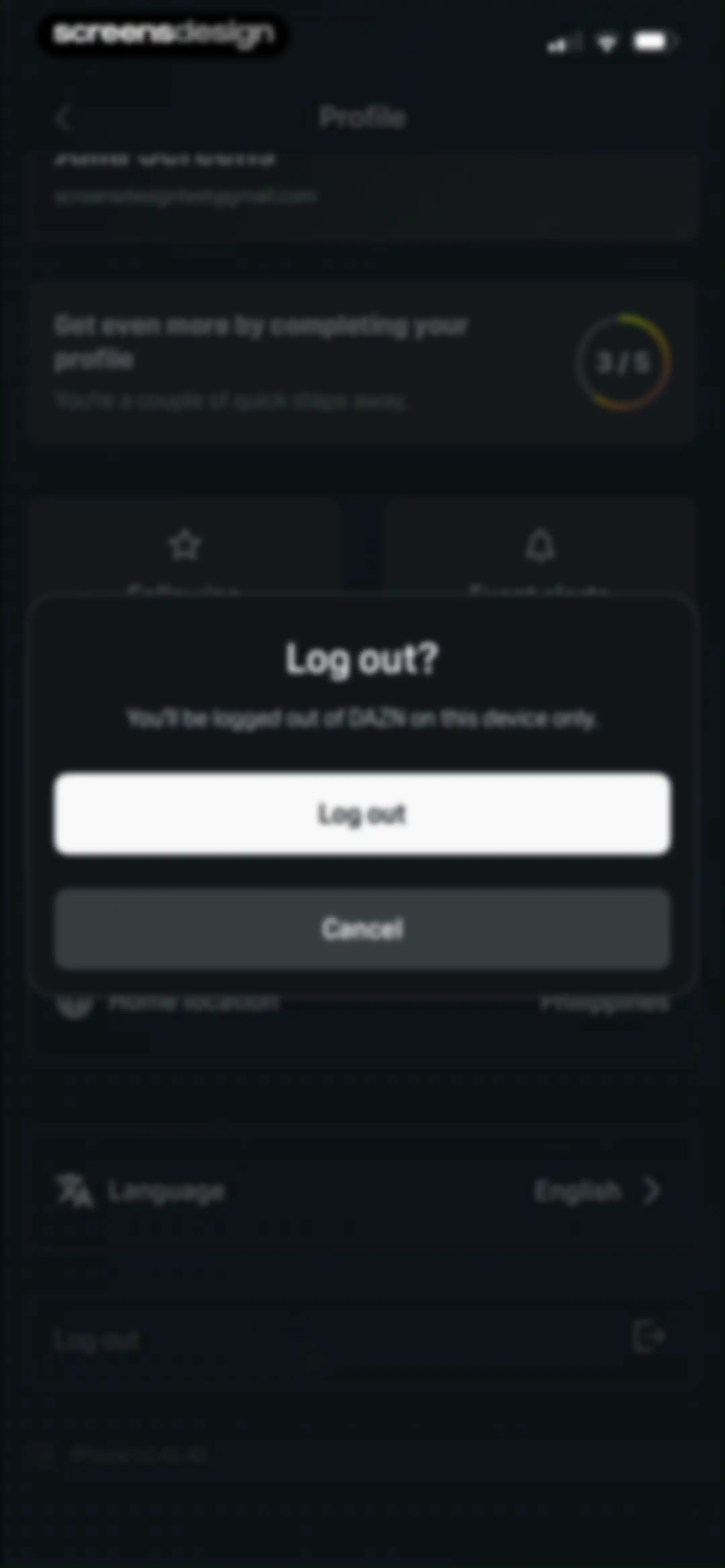 DAZN: Stream Live Sports screen 105
